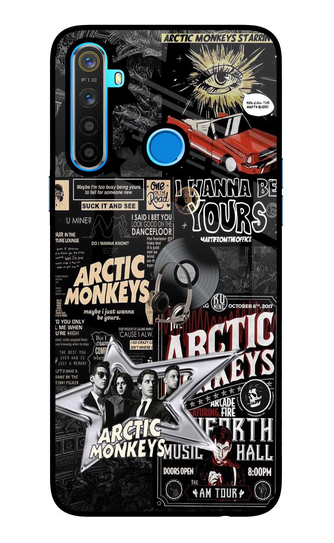 Arctic Monkeys Realme 5/5i/5s Glass Case - Arctic Monkeys Realme 5/5i/5s Glass Case Arctic Monkeys Realme 5/5i/5s Glass Case