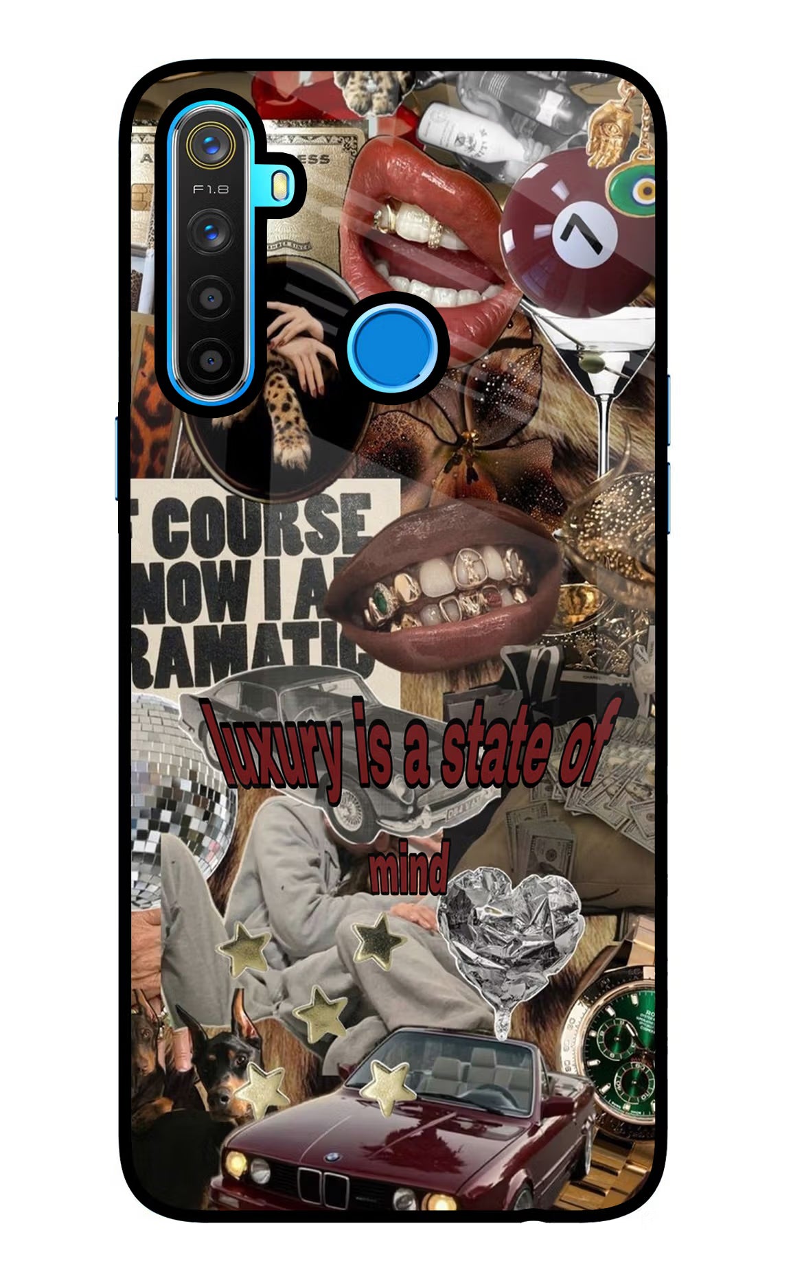 Luxury Realme 5/5i/5s Glass Case - Luxury Realme 5/5i/5s Glass Case Luxury Realme 5/5i/5s Glass Case