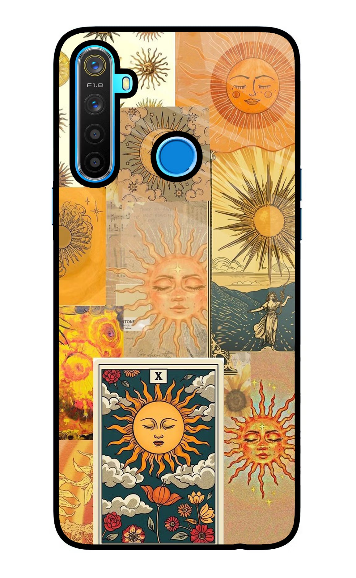 Sun Realme 5/5i/5s Glass Case - Sun Realme 5/5i/5s Glass Case Sun Realme 5/5i/5s Glass Case