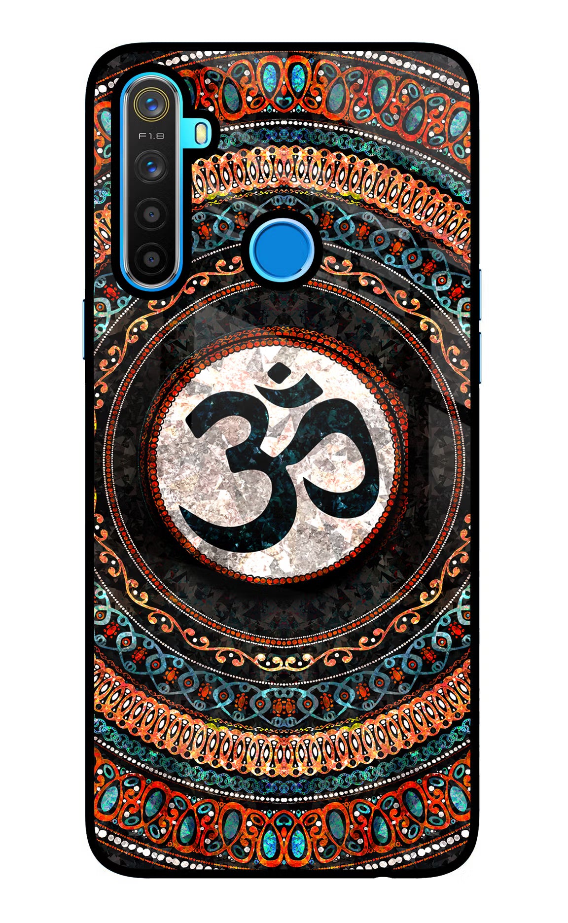 Om Culture Realme 5/5i/5s Glass Case - Om Culture Realme 5/5i/5s Glass Case Om Culture Realme 5/5i/5s Glass Case