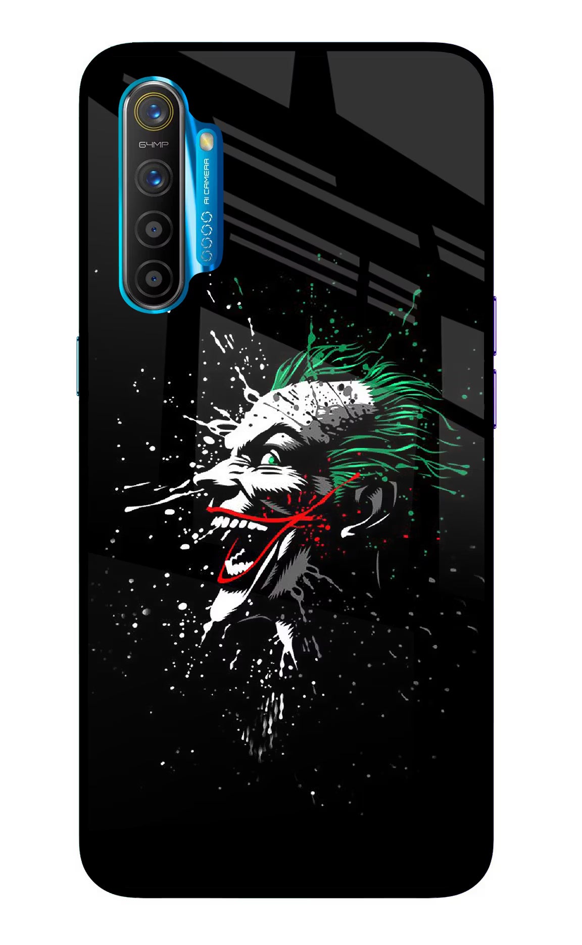Joker Realme XT/X2 Glass Case - Joker Realme XT/X2 Glass Case Joker Realme XT/X2 Glass Case