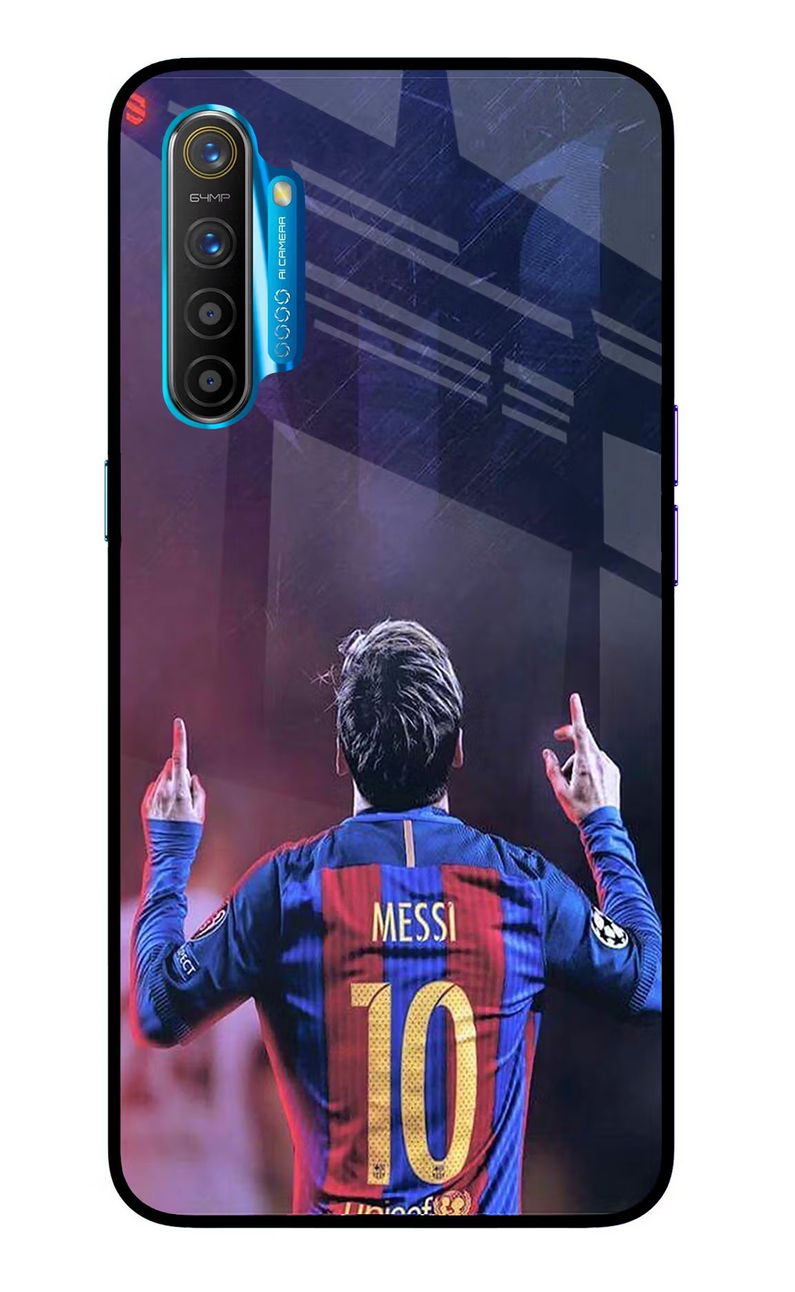 Messi Realme XT/X2 Glass Case - Messi Realme XT/X2 Glass Case Messi Realme XT/X2 Glass Case