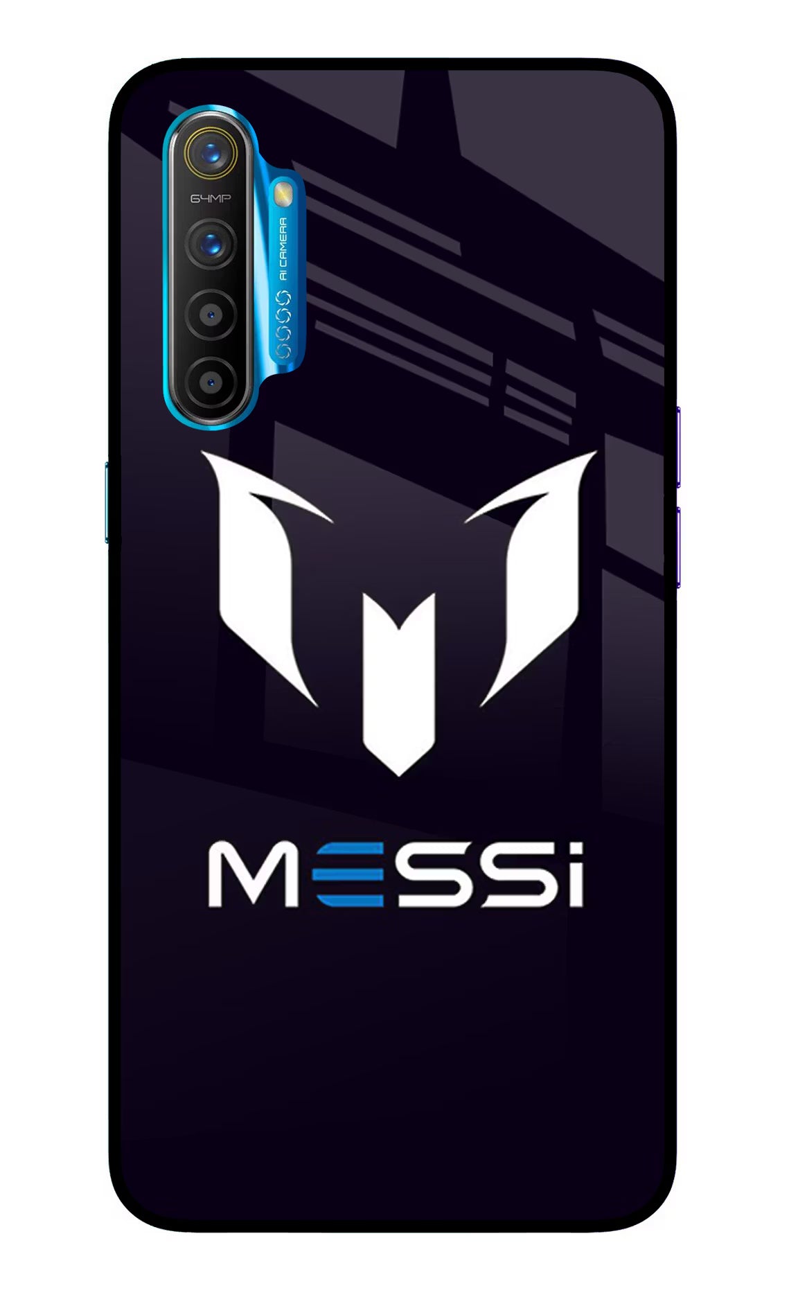 Messi Logo Realme XT/X2 Glass Case - Messi Logo Realme XT/X2 Glass Case Messi Logo Realme XT/X2 Glass Case
