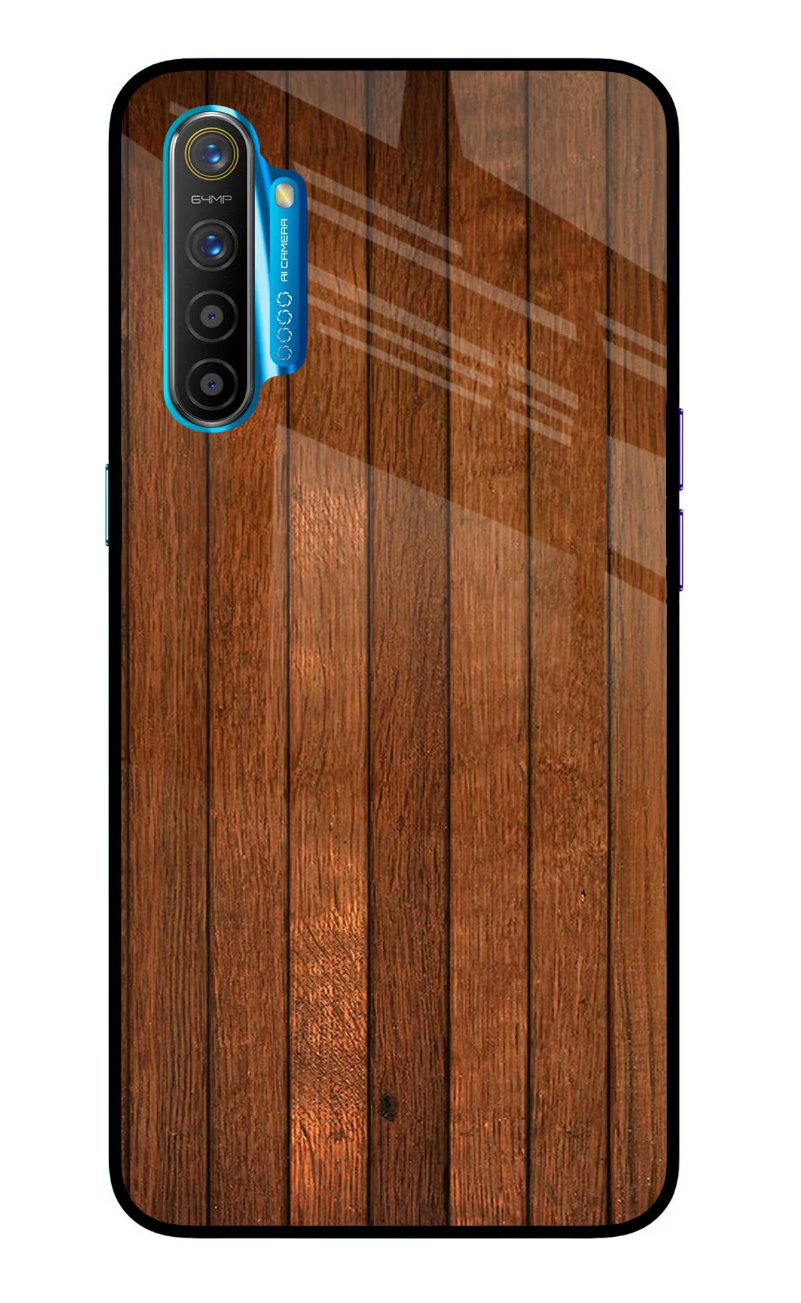 Wooden Artwork Bands Realme XT/X2 Glass Case - Wooden Artwork Bands Realme XT/X2 Glass Case Wooden Artwork Bands Realme XT/X2 Glass Case