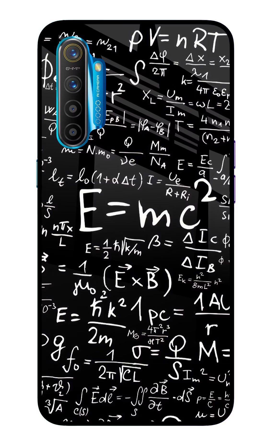 Physics Formula Realme XT/X2 Glass Case - Physics Formula Realme XT/X2 Glass Case Physics Formula Realme XT/X2 Glass Case