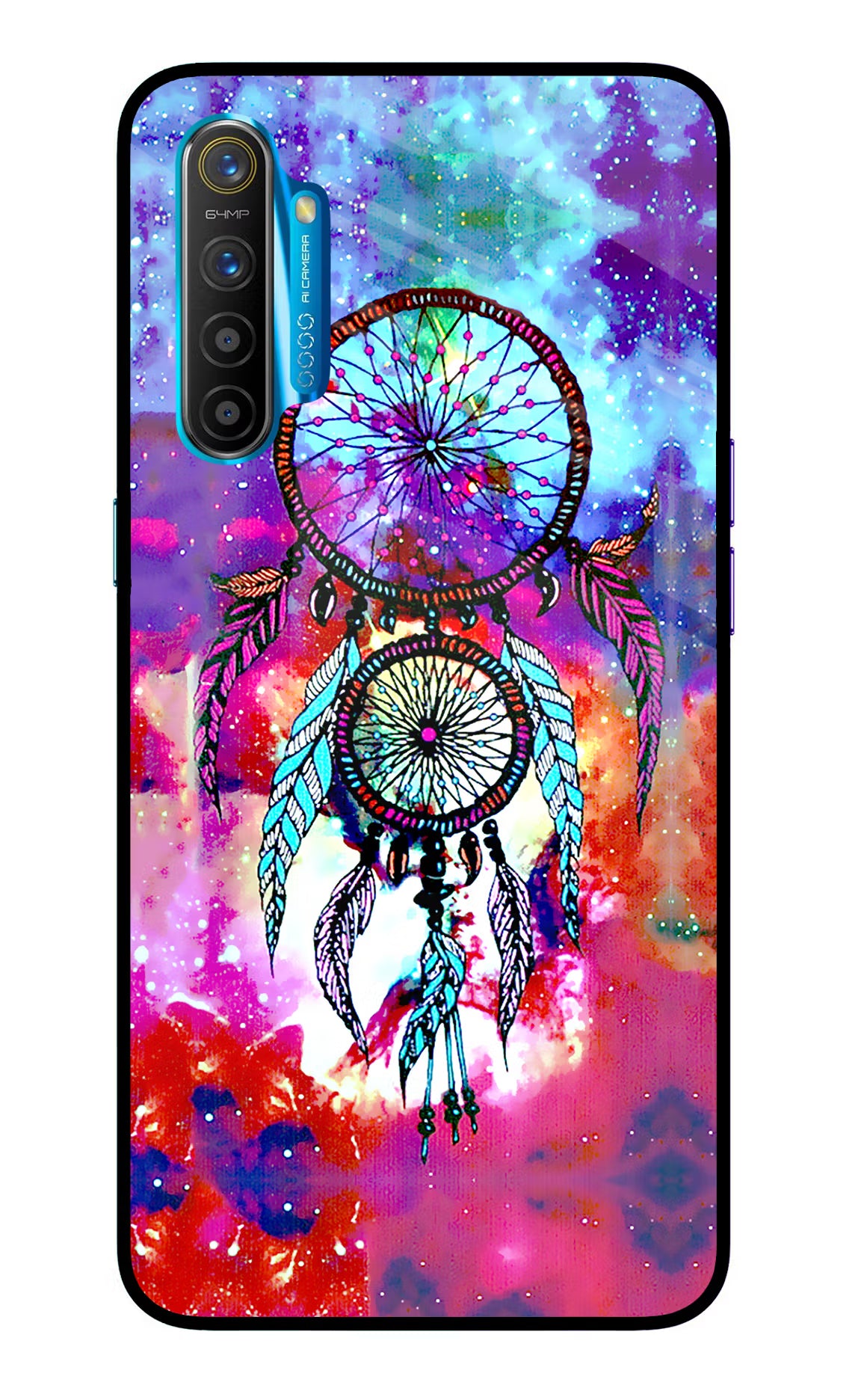 Dream Catcher Abstract Realme XT/X2 Glass Case - Dream Catcher Abstract Realme XT/X2 Glass Case Dream Catcher Abstract Realme XT/X2 Glass Case