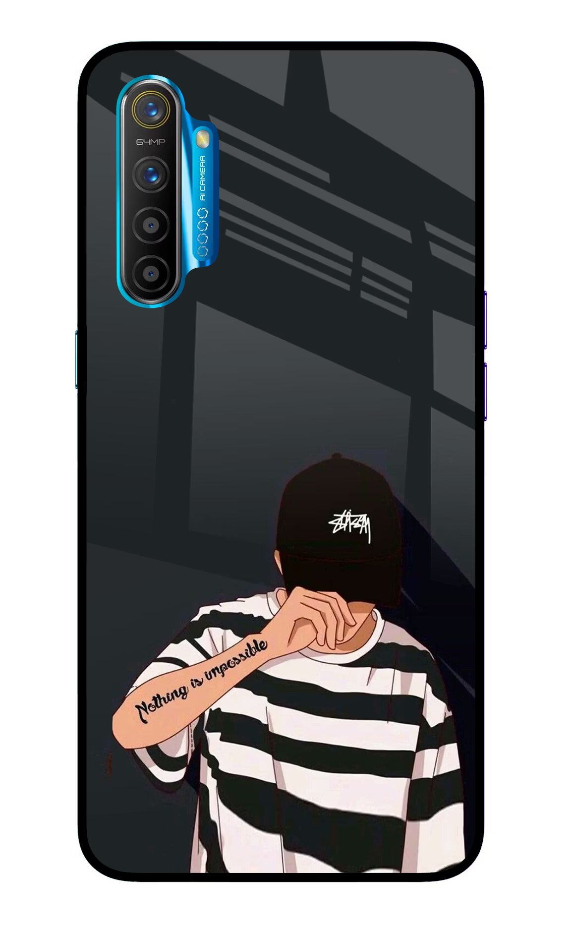 Aesthetic Boy Realme XT/X2 Glass Case - Aesthetic Boy Realme XT/X2 Glass Case Aesthetic Boy Realme XT/X2 Glass Case