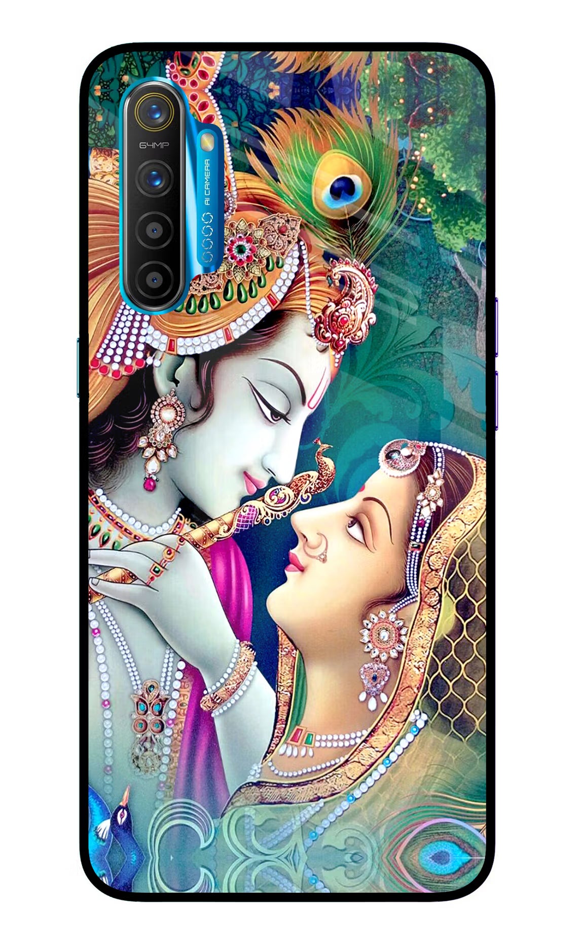 Lord Radha Krishna Realme XT/X2 Glass Case - Lord Radha Krishna Realme XT/X2 Glass Case Lord Radha Krishna Realme XT/X2 Glass Case