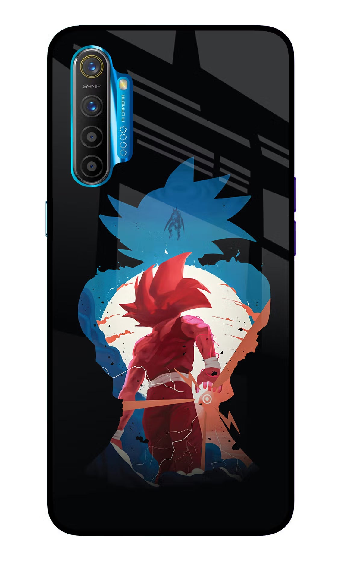 Goku Realme XT/X2 Glass Case - Goku Realme XT/X2 Glass Case Goku Realme XT/X2 Glass Case