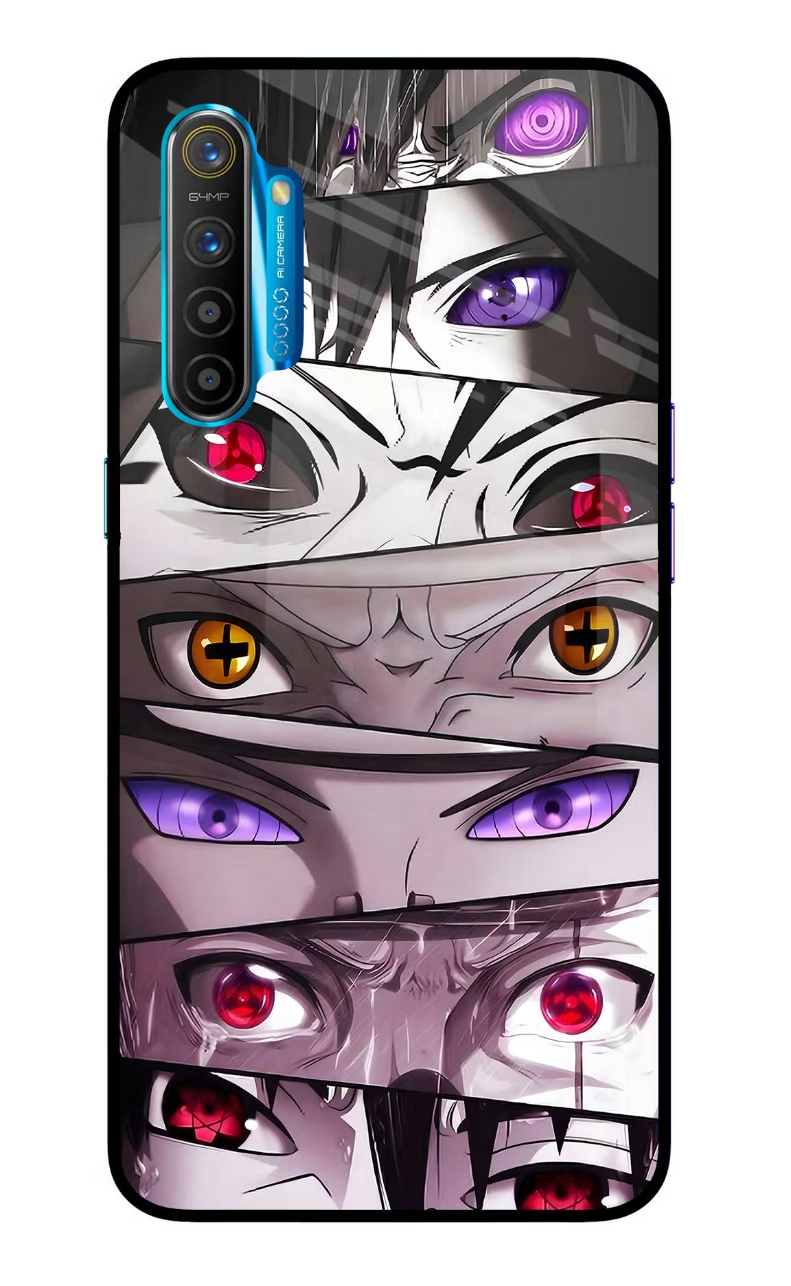 Naruto Anime Realme XT/X2 Glass Case - Naruto Anime Realme XT/X2 Glass Case Naruto Anime Realme XT/X2 Glass Case