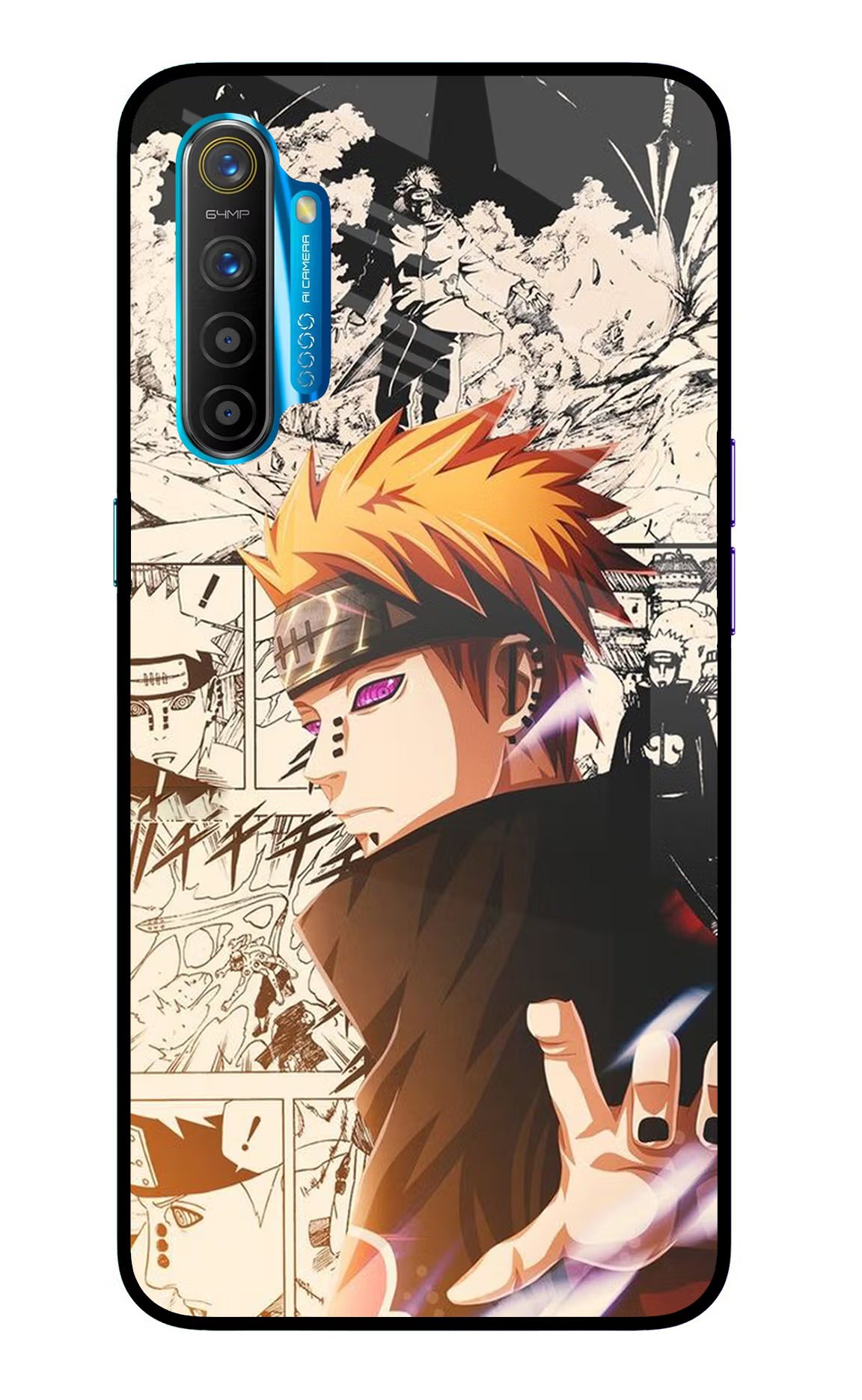 Pain Anime Realme XT/X2 Glass Case - Pain Anime Realme XT/X2 Glass Case Pain Anime Realme XT/X2 Glass Case