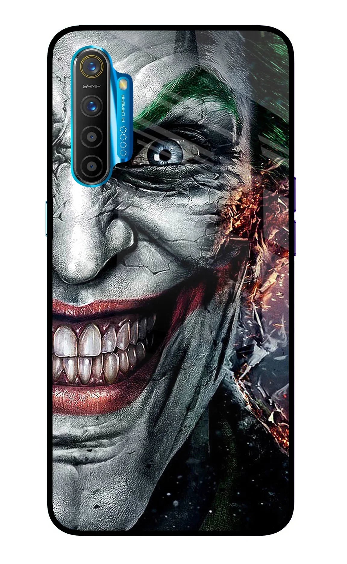 Joker Cam Realme XT/X2 Glass Case - Joker Cam Realme XT/X2 Glass Case Joker Cam Realme XT/X2 Glass Case