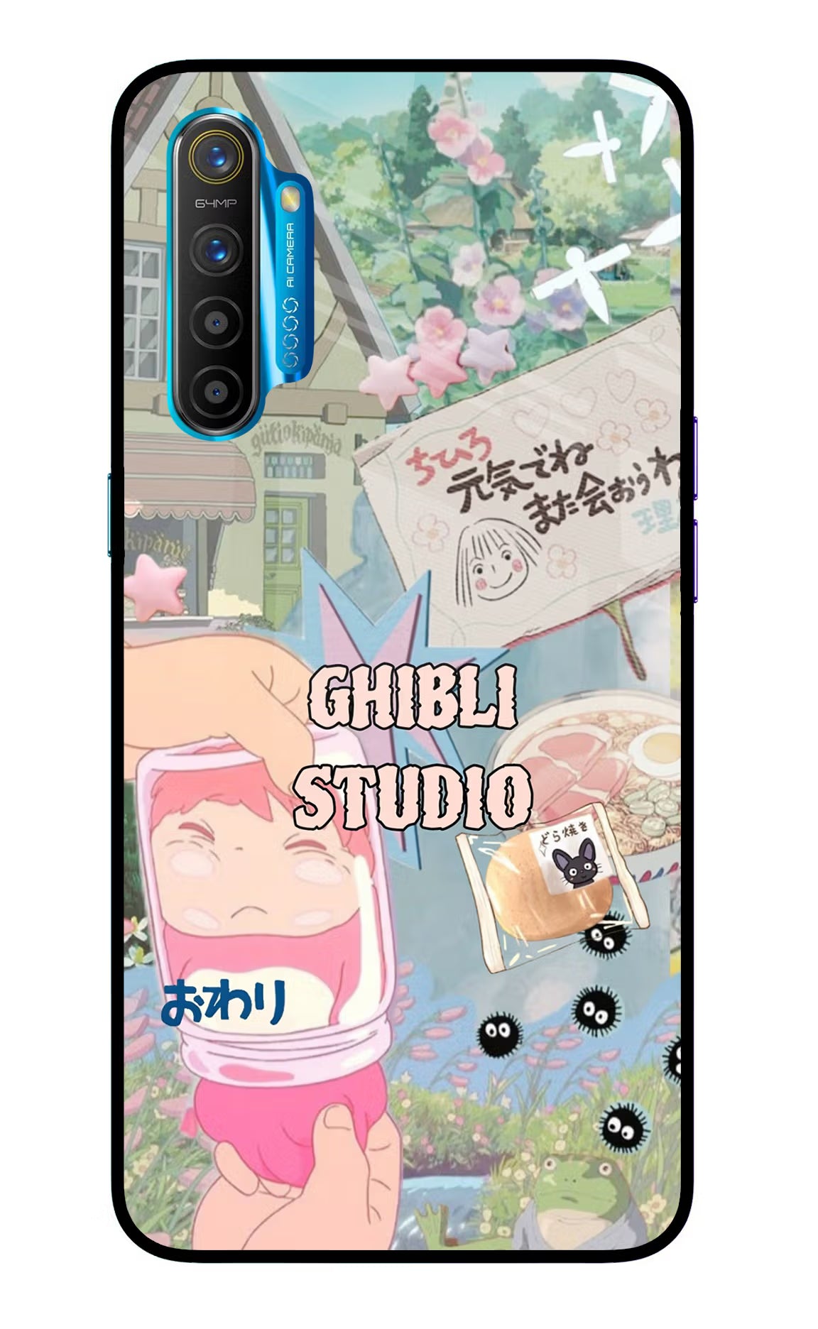 Studio Ghibli Realme XT/X2 Glass Case - Studio Ghibli Realme XT/X2 Glass Case Studio Ghibli Realme XT/X2 Glass Case