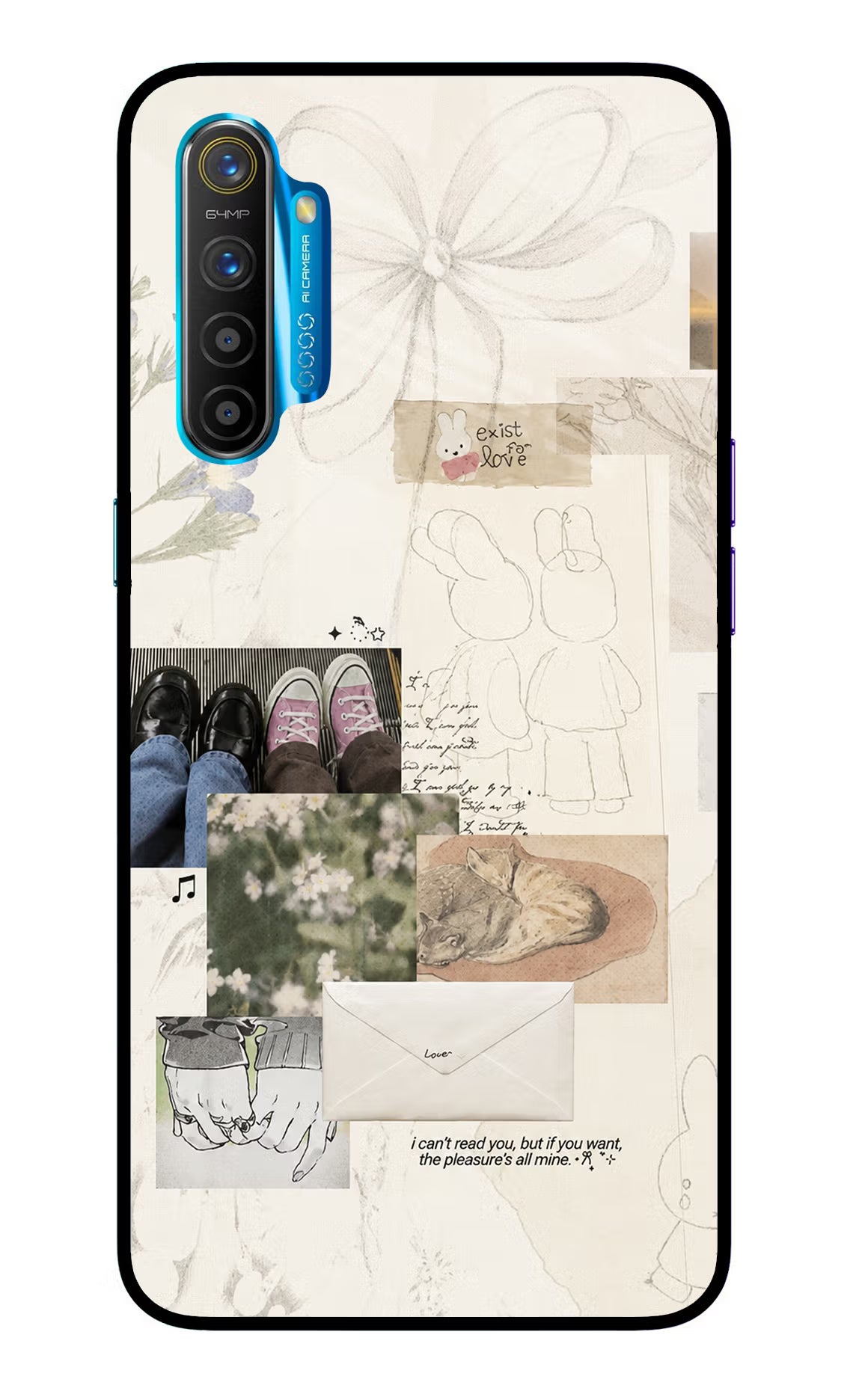 Soft Aesthetic Realme XT/X2 Glass Case - Soft Aesthetic Realme XT/X2 Glass Case Soft Aesthetic Realme XT/X2 Glass Case