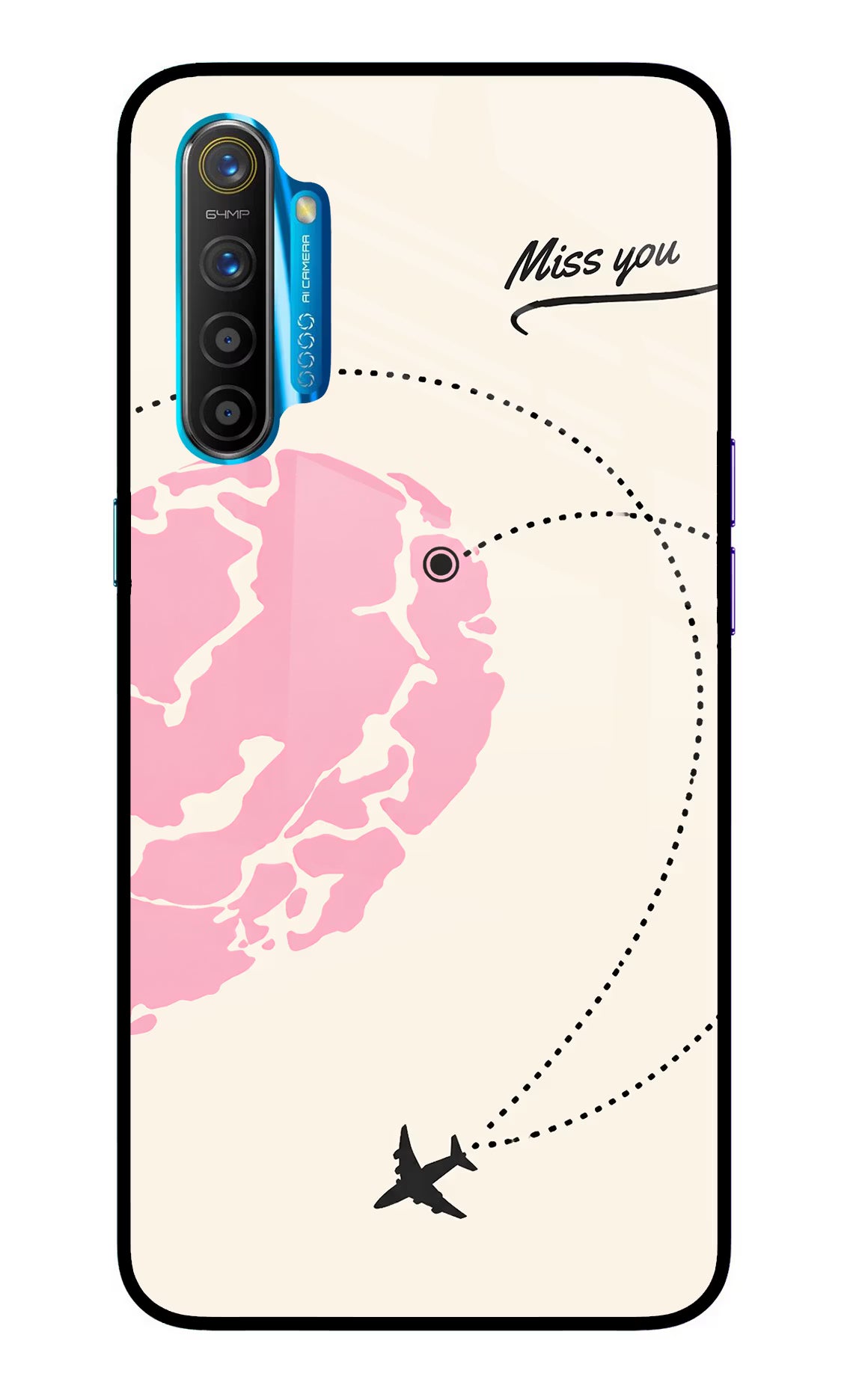 Miss Orbit Realme XT/X2 Glass Case - Miss Orbit Realme XT/X2 Glass Case Miss Orbit Realme XT/X2 Glass Case