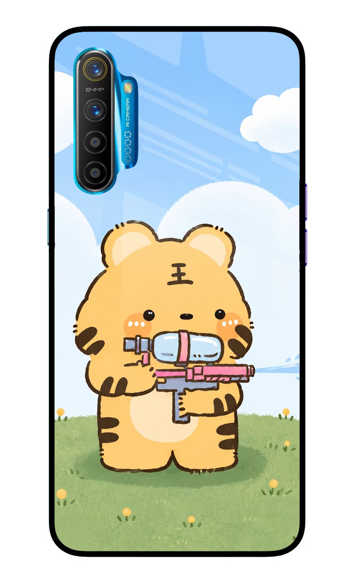 Tiger Treat Realme XT/X2 Glass Case - Tiger Treat Realme XT/X2 Glass Case Tiger Treat Realme XT/X2 Glass Case