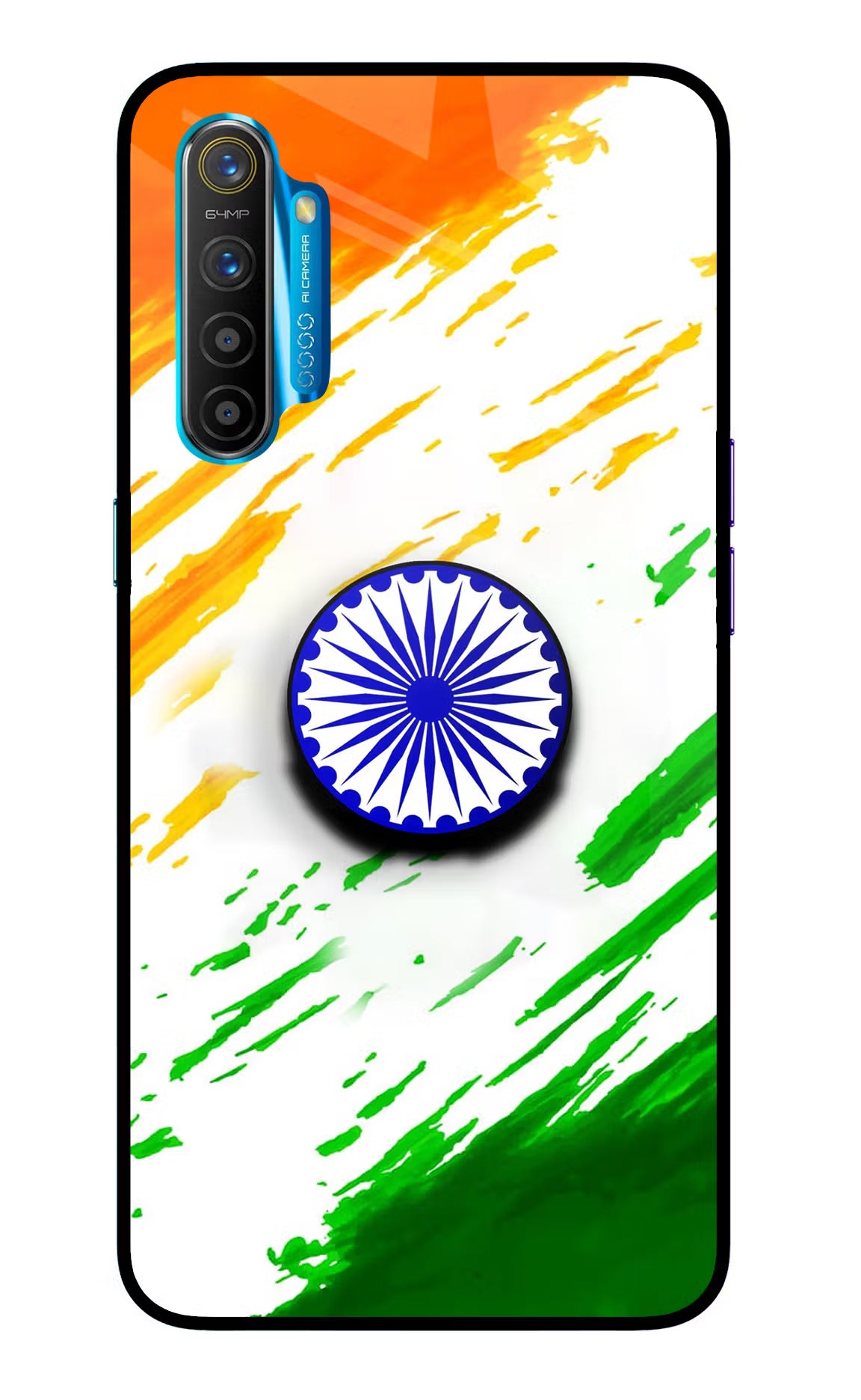 Indian Flag Ashoka Chakra Realme XT/X2 Glass Case - Indian Flag Ashoka Chakra Realme XT/X2 Glass Case Indian Flag Ashoka Chakra Realme XT/X2 Glass Case