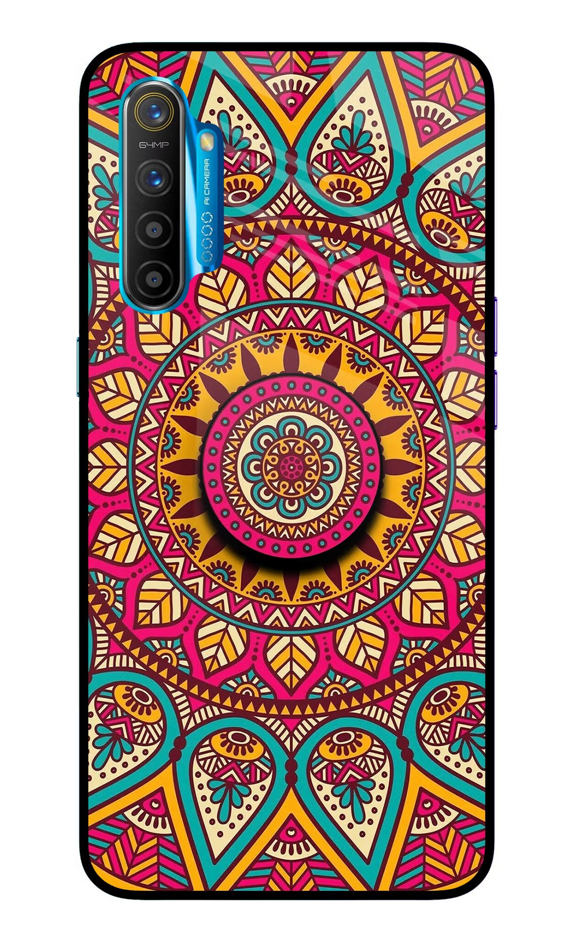 Mandala Realme XT/X2 Glass Case - Mandala Realme XT/X2 Glass Case Mandala Realme XT/X2 Glass Case