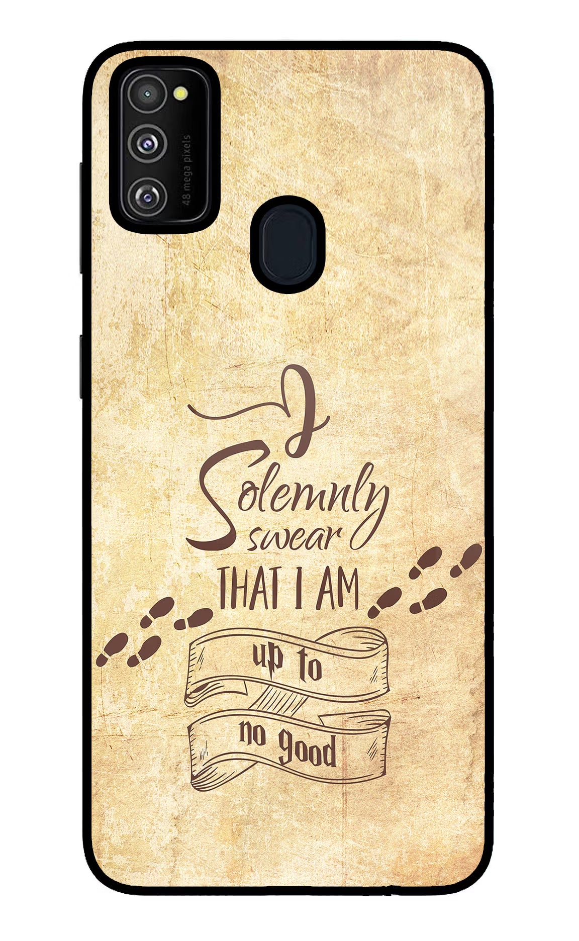 I Solemnly swear that i up to no good Samsung M30s Glass Case - I Solemnly swear that i up to no good Samsung M30s Glass Case I Solemnly swear that i up to no good Samsung M30s Glass Case