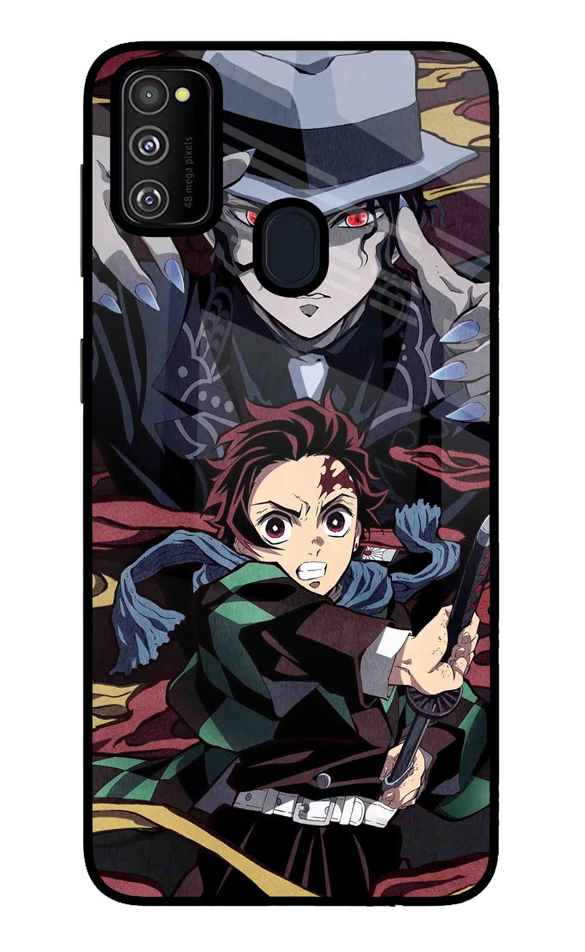 Demon Slayer Samsung M30s Glass Case - Demon Slayer Samsung M30s Glass Case Demon Slayer Samsung M30s Glass Case