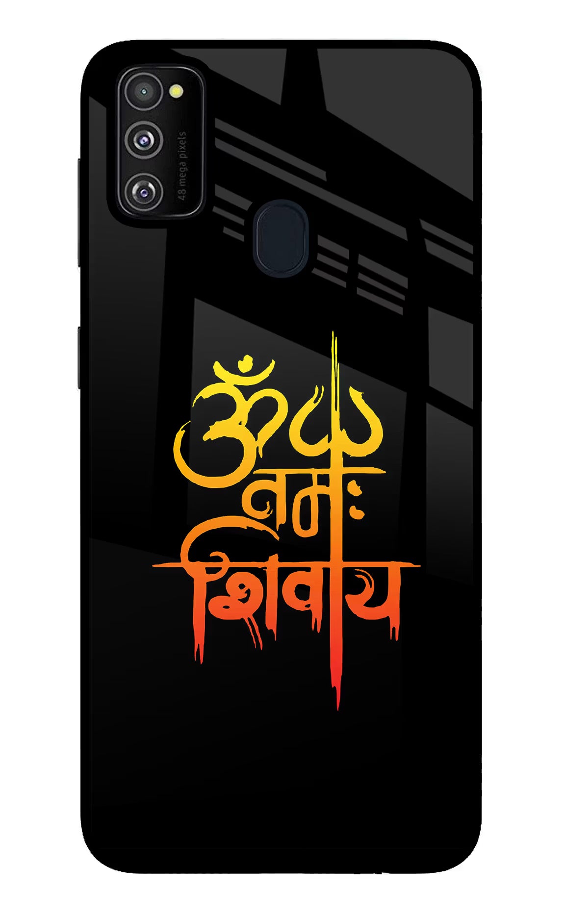 Om Namah Shivay Samsung M30s Glass Case - Om Namah Shivay Samsung M30s Glass Case Om Namah Shivay Samsung M30s Glass Case