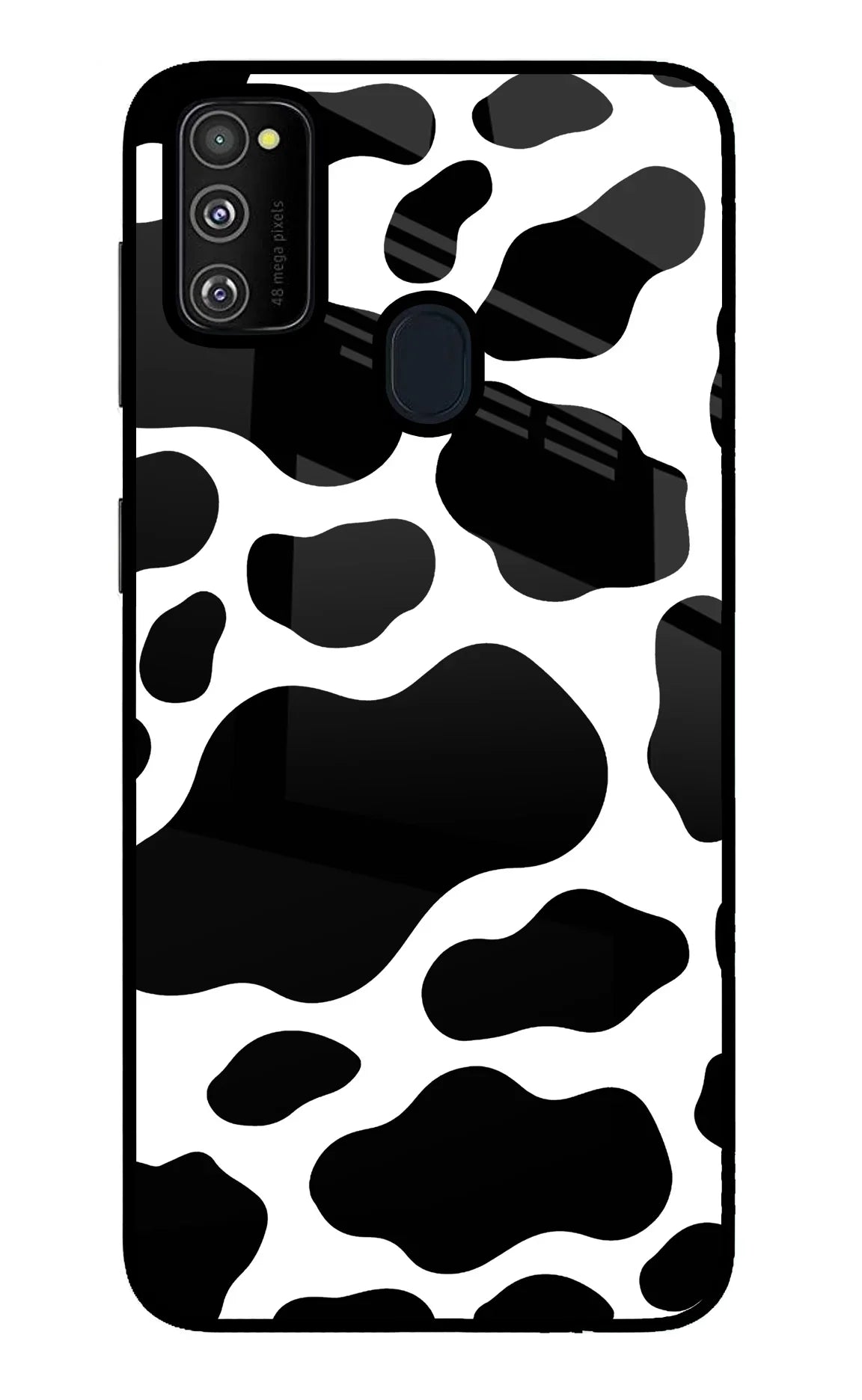 Cow Spots Samsung M30s Glass Case - Cow Spots Samsung M30s Glass Case Cow Spots Samsung M30s Glass Case