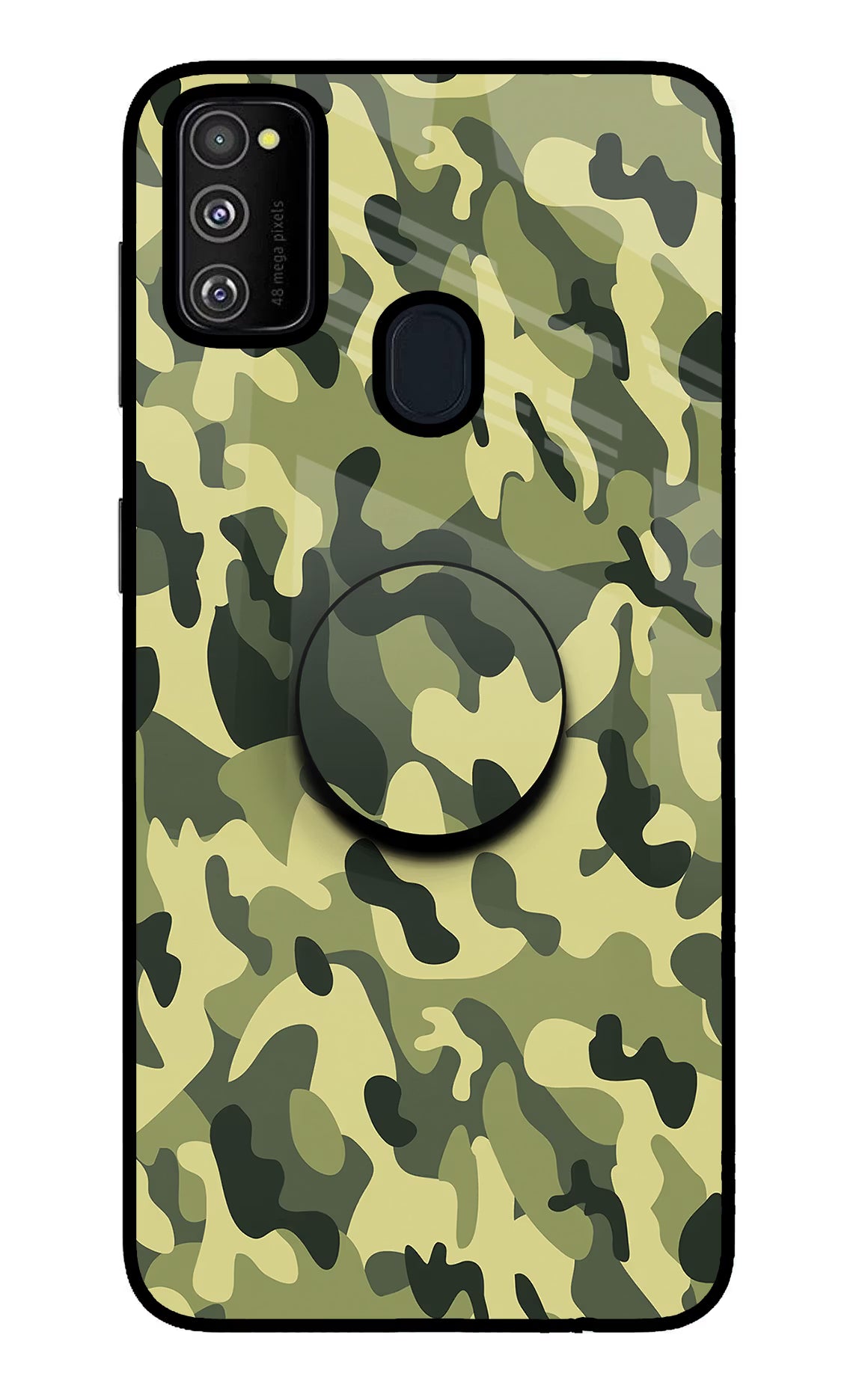 Camouflage Samsung M30s Glass Case - Camouflage Samsung M30s Glass Case Camouflage Samsung M30s Glass Case