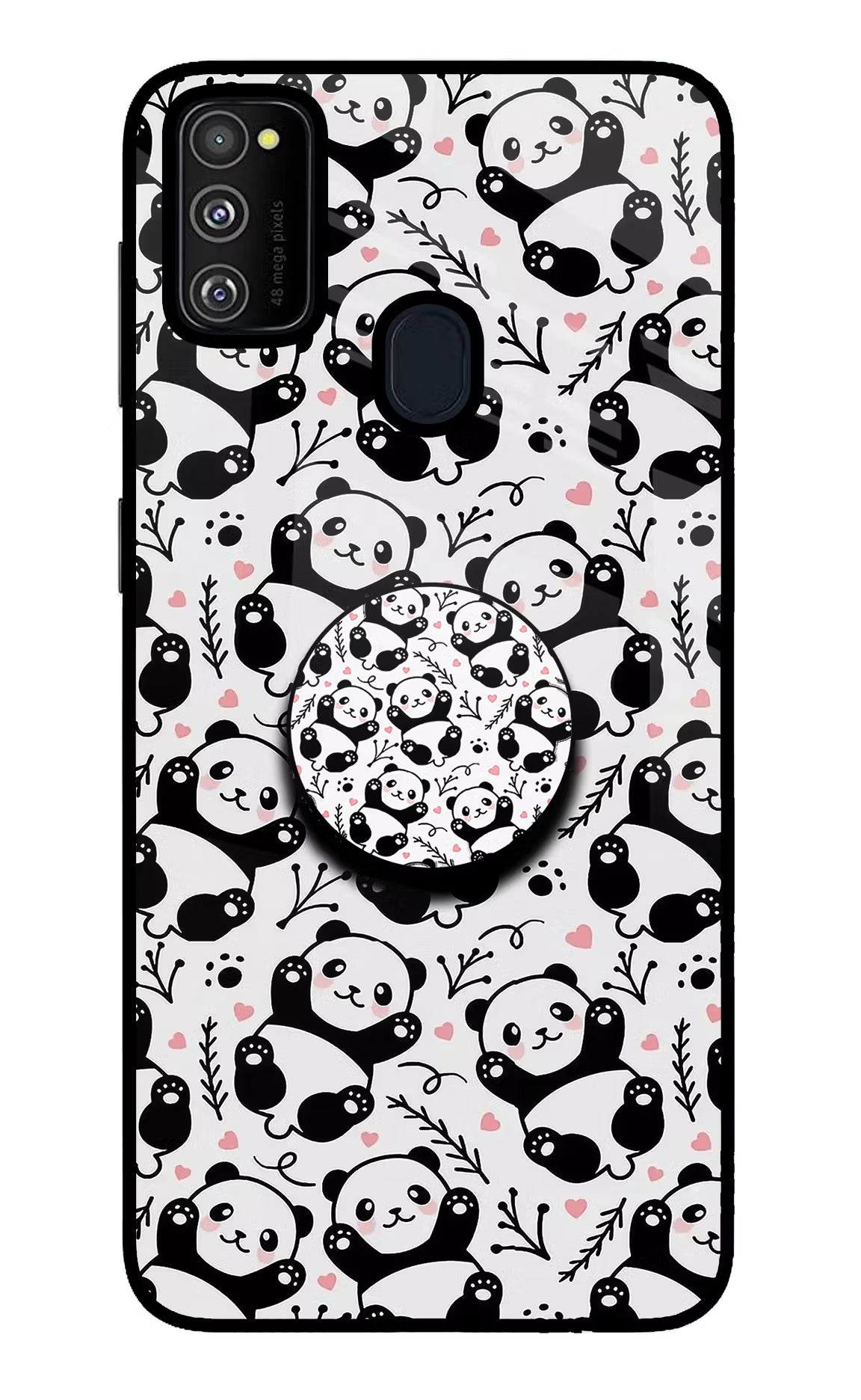 Cute Panda Samsung M30s Glass Case - Cute Panda Samsung M30s Glass Case Cute Panda Samsung M30s Glass Case