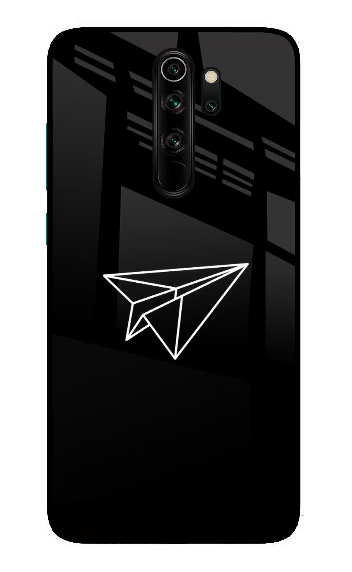 Paper Plane White Redmi Note 8 Pro Glass Case - Paper Plane White Redmi Note 8 Pro Glass Case Paper Plane White Redmi Note 8 Pro Glass Case