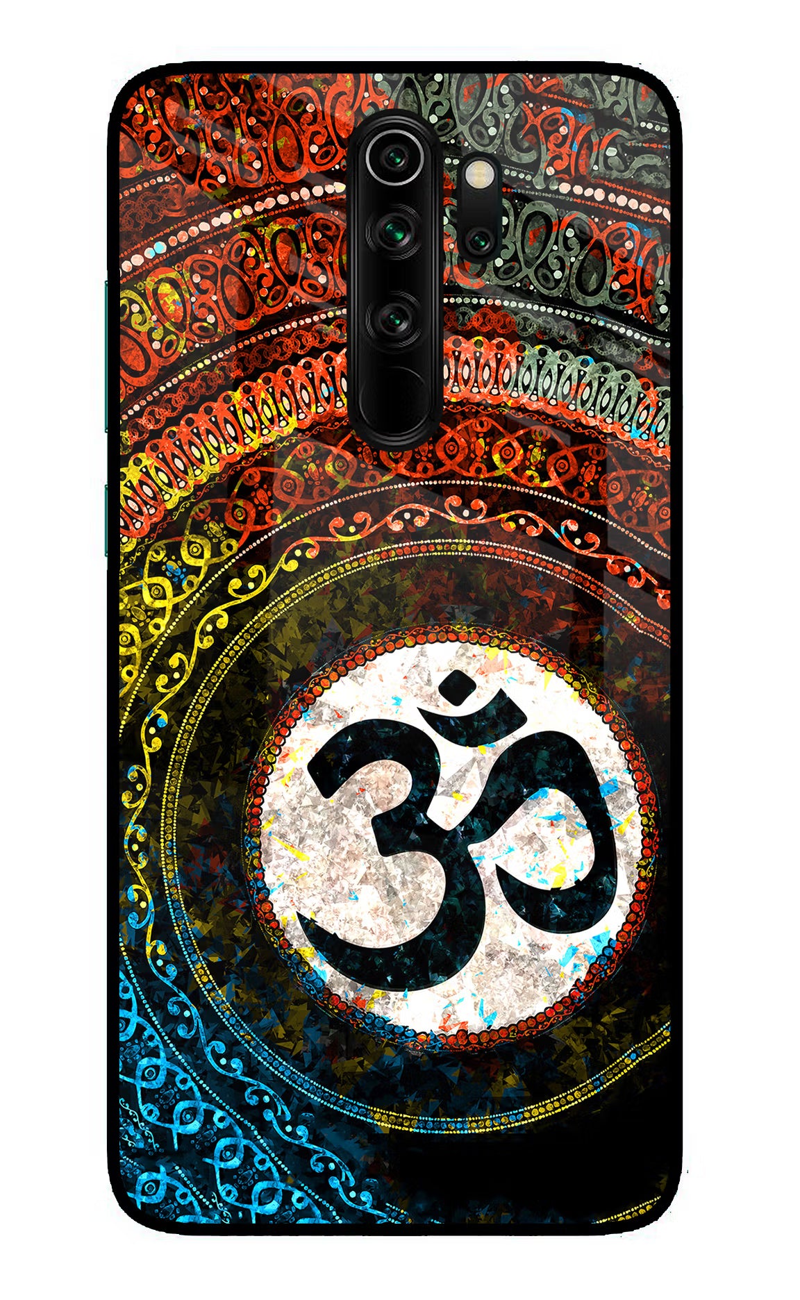 Om Cultural Redmi Note 8 Pro Glass Case - Om Cultural Redmi Note 8 Pro Glass Case Om Cultural Redmi Note 8 Pro Glass Case
