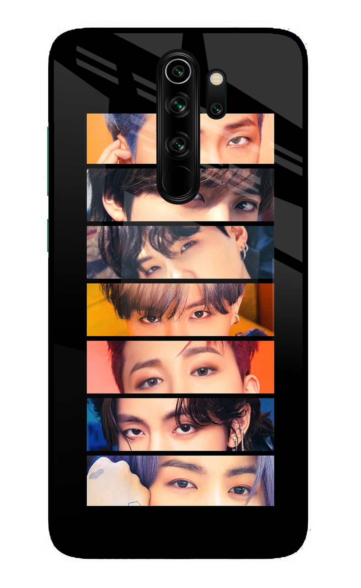 BTS Eyes Redmi Note 8 Pro Glass Case - BTS Eyes Redmi Note 8 Pro Glass Case BTS Eyes Redmi Note 8 Pro Glass Case