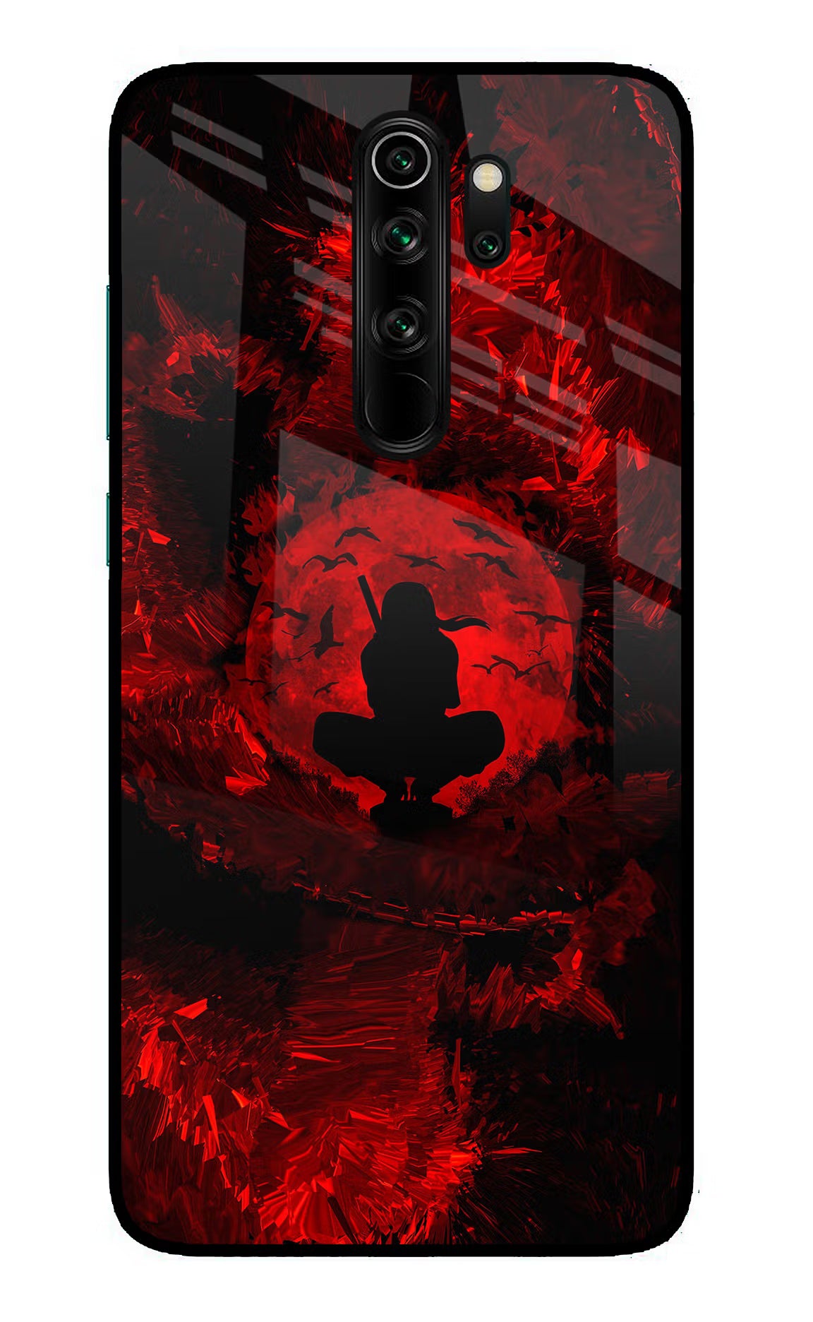 Itachi Uchiha Redmi Note 8 Pro Glass Case - Itachi Uchiha Redmi Note 8 Pro Glass Case Itachi Uchiha Redmi Note 8 Pro Glass Case