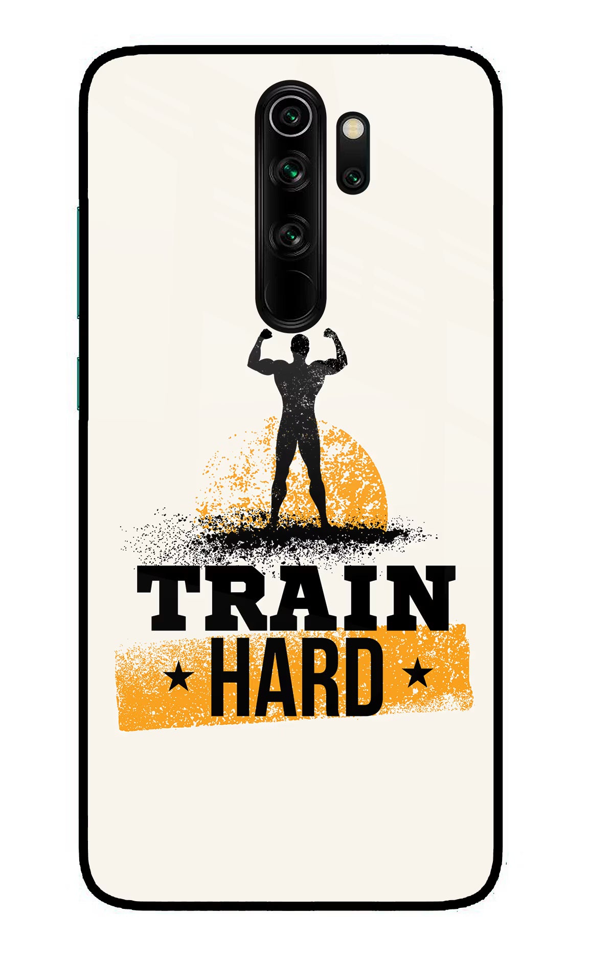 Train Hard Redmi Note 8 Pro Glass Case - Train Hard Redmi Note 8 Pro Glass Case Train Hard Redmi Note 8 Pro Glass Case