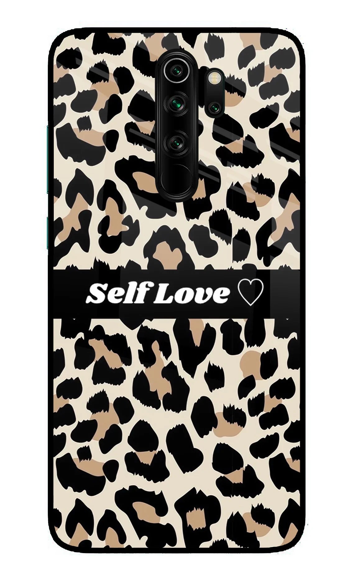 Leopard Print Self Love Redmi Note 8 Pro Glass Case - Leopard Print Self Love Redmi Note 8 Pro Glass Case Leopard Print Self Love Redmi Note 8 Pro Glass Case
