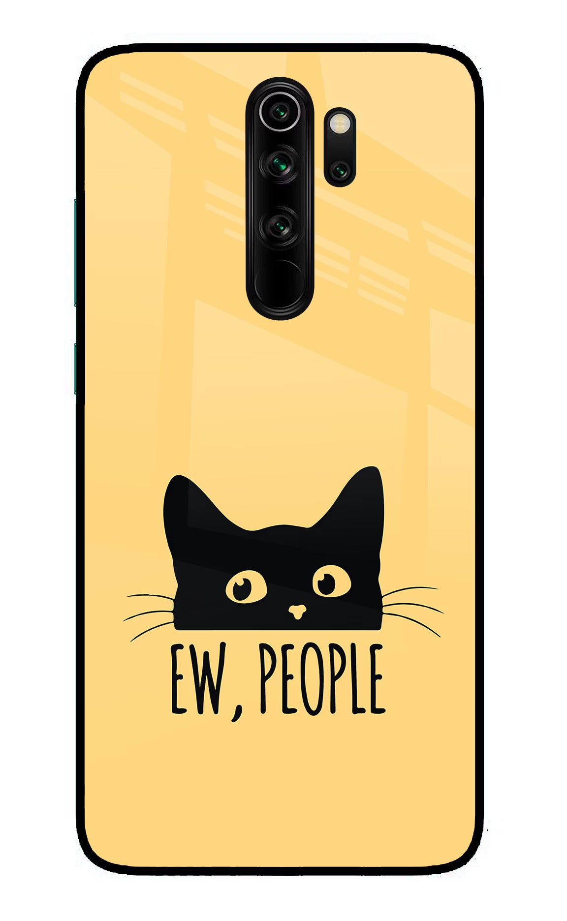 Ew People Catitude Redmi Note 8 Pro Glass Case - Ew People Catitude Redmi Note 8 Pro Glass Case Ew People Catitude Redmi Note 8 Pro Glass Case
