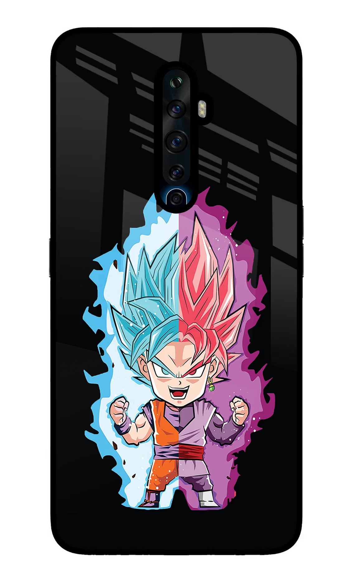 Chota Goku Oppo Reno2 Z Glass Case - Chota Goku Oppo Reno2 Z Glass Case Chota Goku Oppo Reno2 Z Glass Case