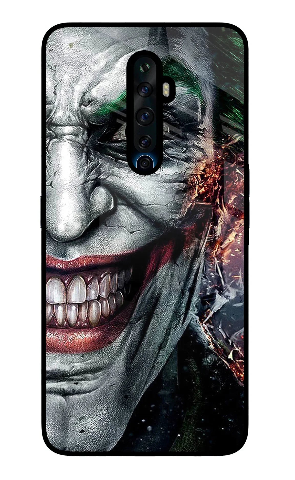 Joker Cam Oppo Reno2 Z Glass Case - Joker Cam Oppo Reno2 Z Glass Case Joker Cam Oppo Reno2 Z Glass Case