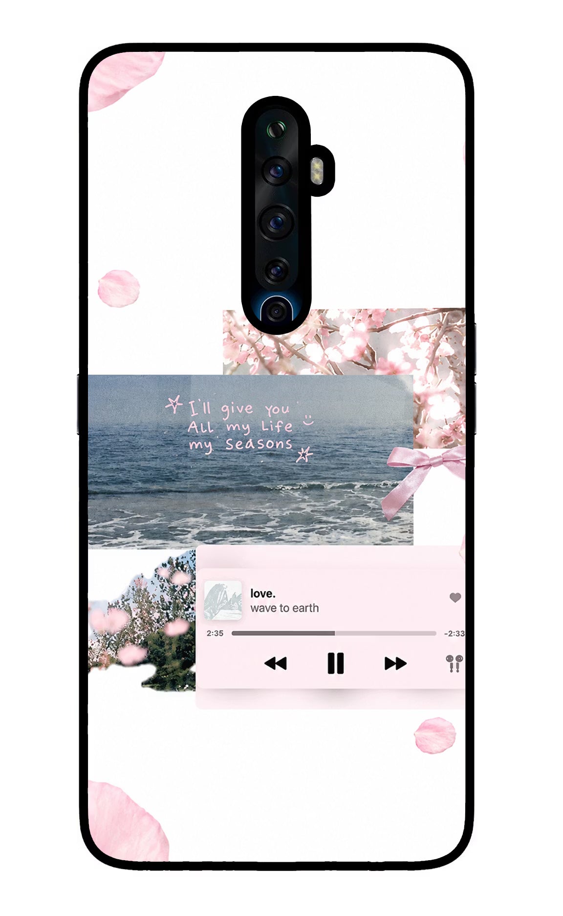 Wave to earth Oppo Reno2 Z Glass Case - Wave to earth Oppo Reno2 Z Glass Case Wave to earth Oppo Reno2 Z Glass Case