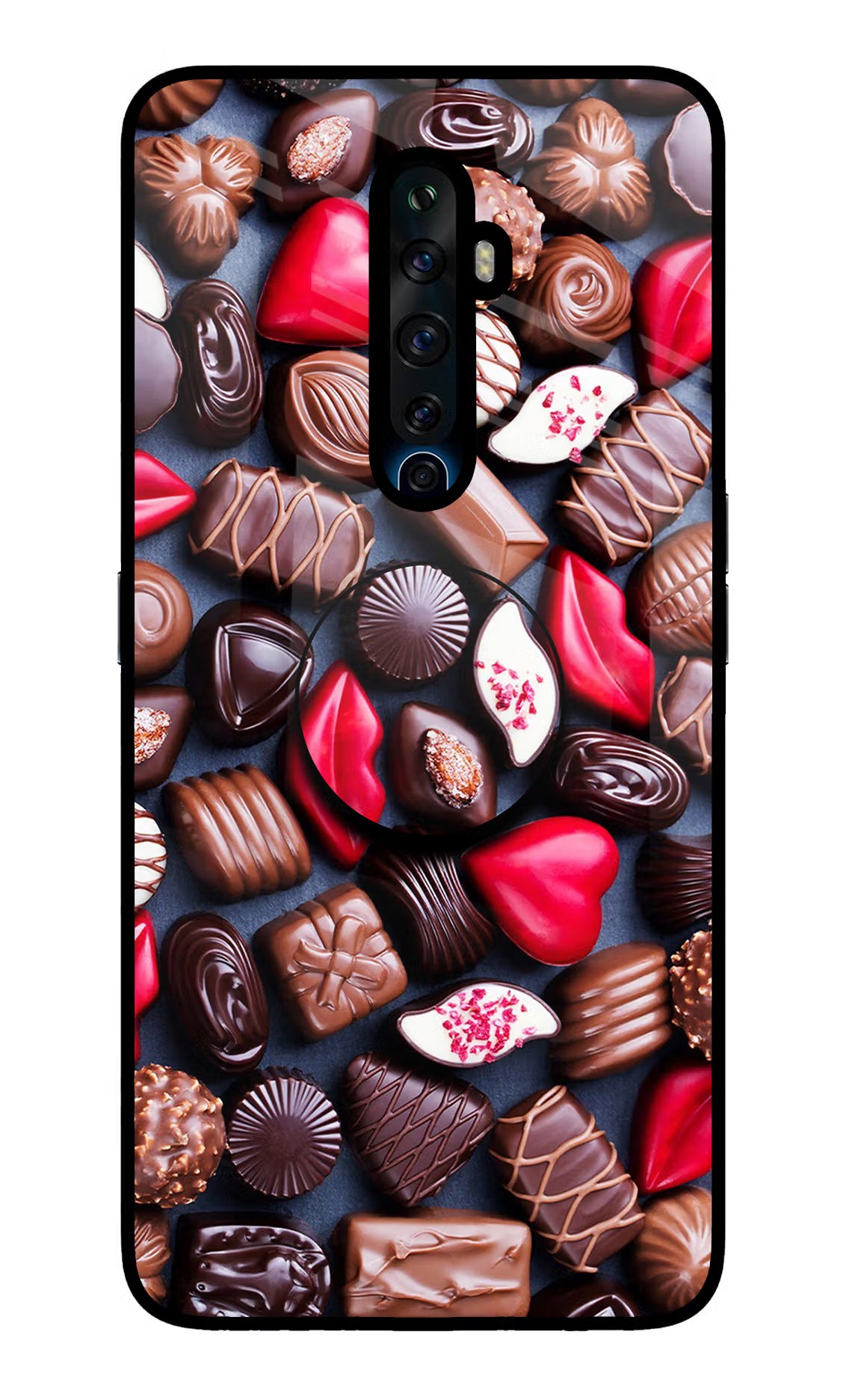 Chocolates Oppo Reno2 Z Glass Case - Chocolates Oppo Reno2 Z Glass Case Chocolates Oppo Reno2 Z Glass Case