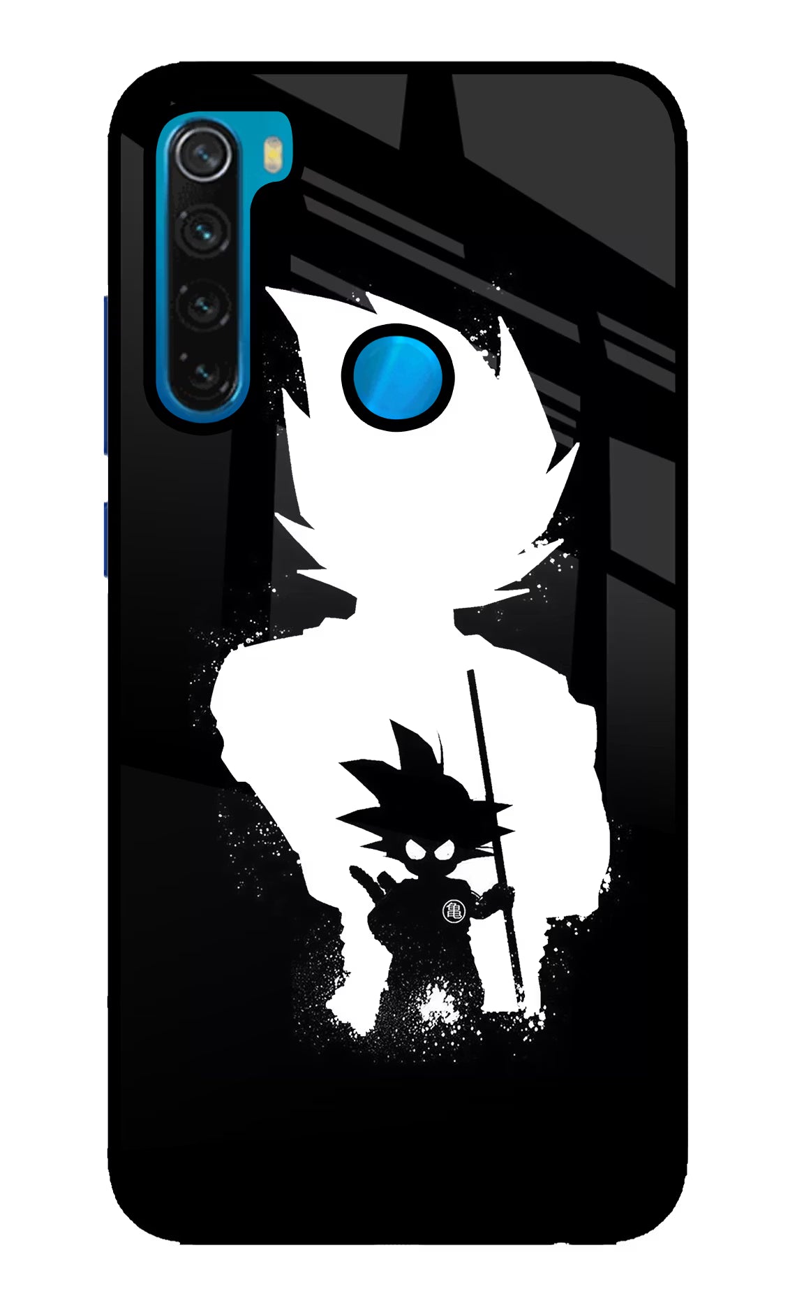 Goku Shadow Redmi Note 8 Glass Case - Goku Shadow Redmi Note 8 Glass Case Goku Shadow Redmi Note 8 Glass Case