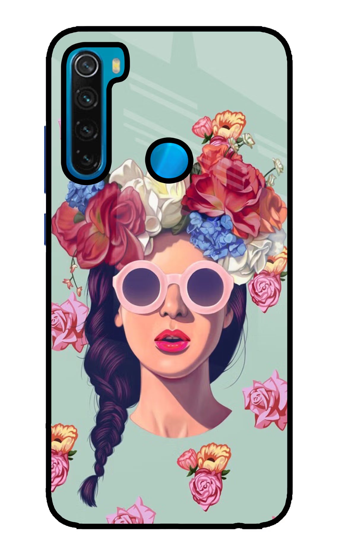 Pretty Girl Redmi Note 8 Glass Case - Pretty Girl Redmi Note 8 Glass Case Pretty Girl Redmi Note 8 Glass Case