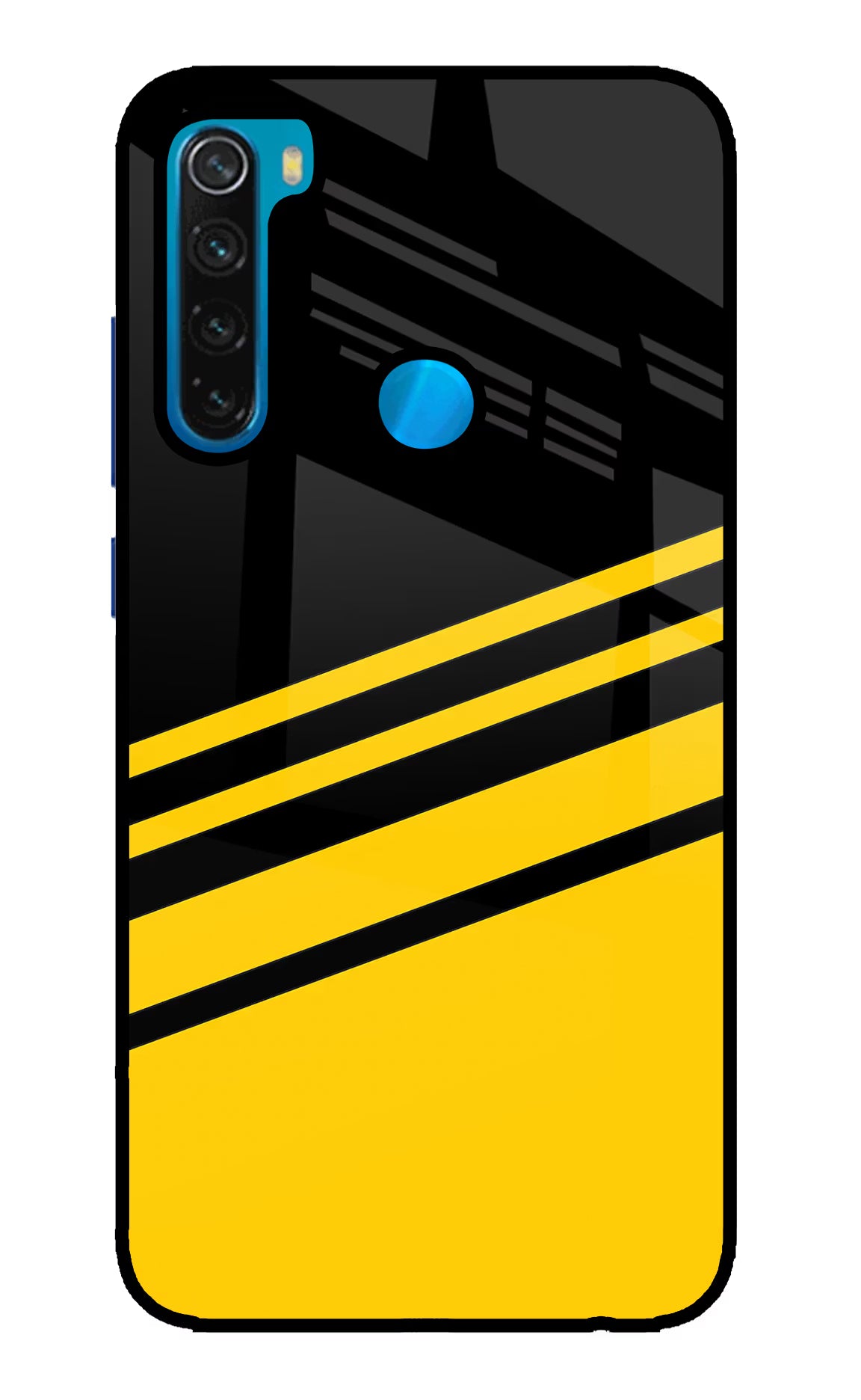 Yellow Shades Redmi Note 8 Glass Case - Yellow Shades Redmi Note 8 Glass Case Yellow Shades Redmi Note 8 Glass Case