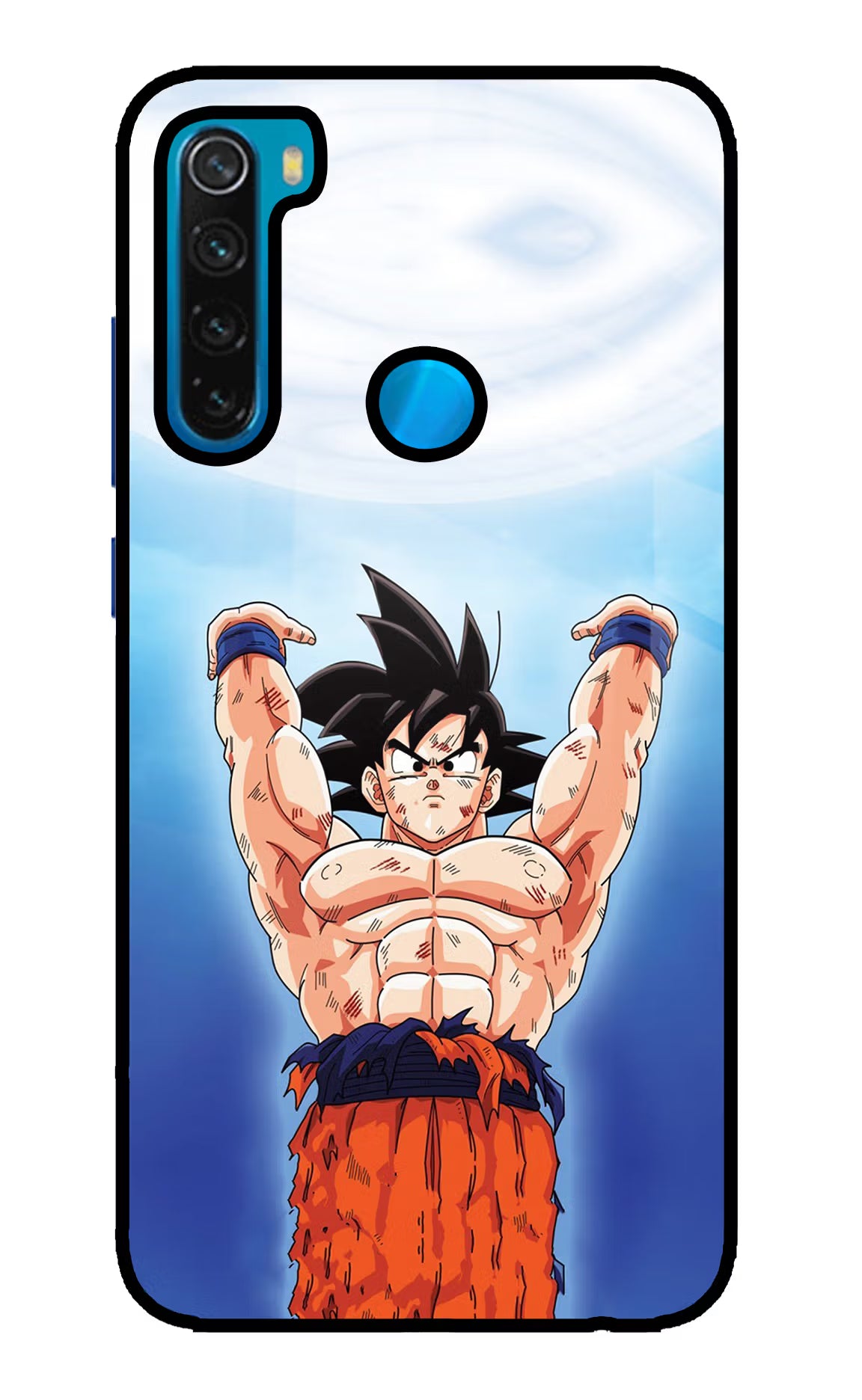 Goku Power Redmi Note 8 Glass Case - Goku Power Redmi Note 8 Glass Case Goku Power Redmi Note 8 Glass Case