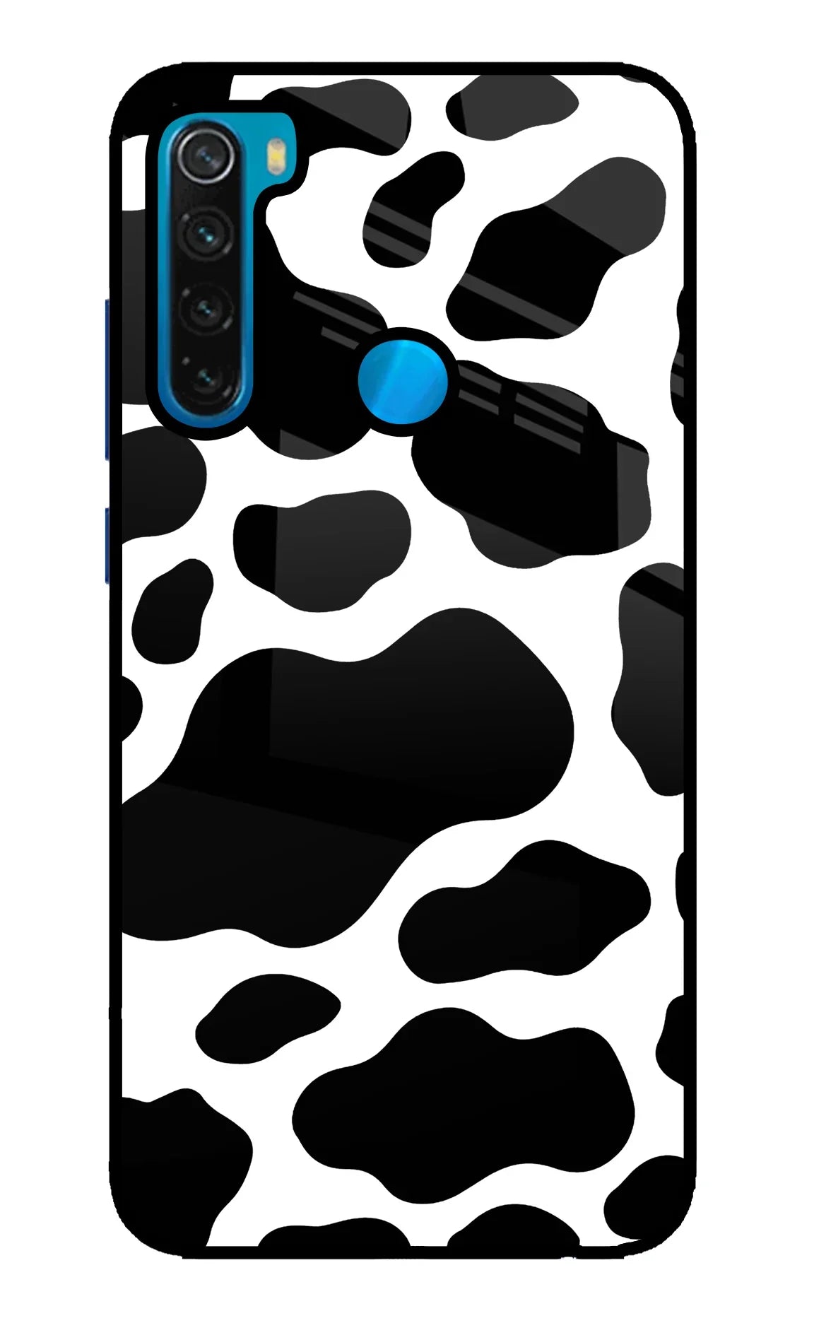 Cow Spots Redmi Note 8 Glass Case - Cow Spots Redmi Note 8 Glass Case Cow Spots Redmi Note 8 Glass Case