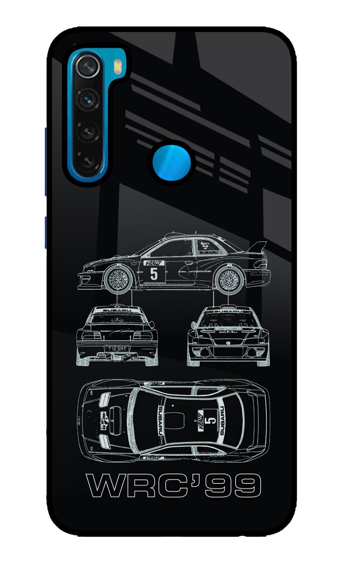WRC'99 Redmi Note 8 Glass Case - WRC'99 Redmi Note 8 Glass Case WRC'99 Redmi Note 8 Glass Case