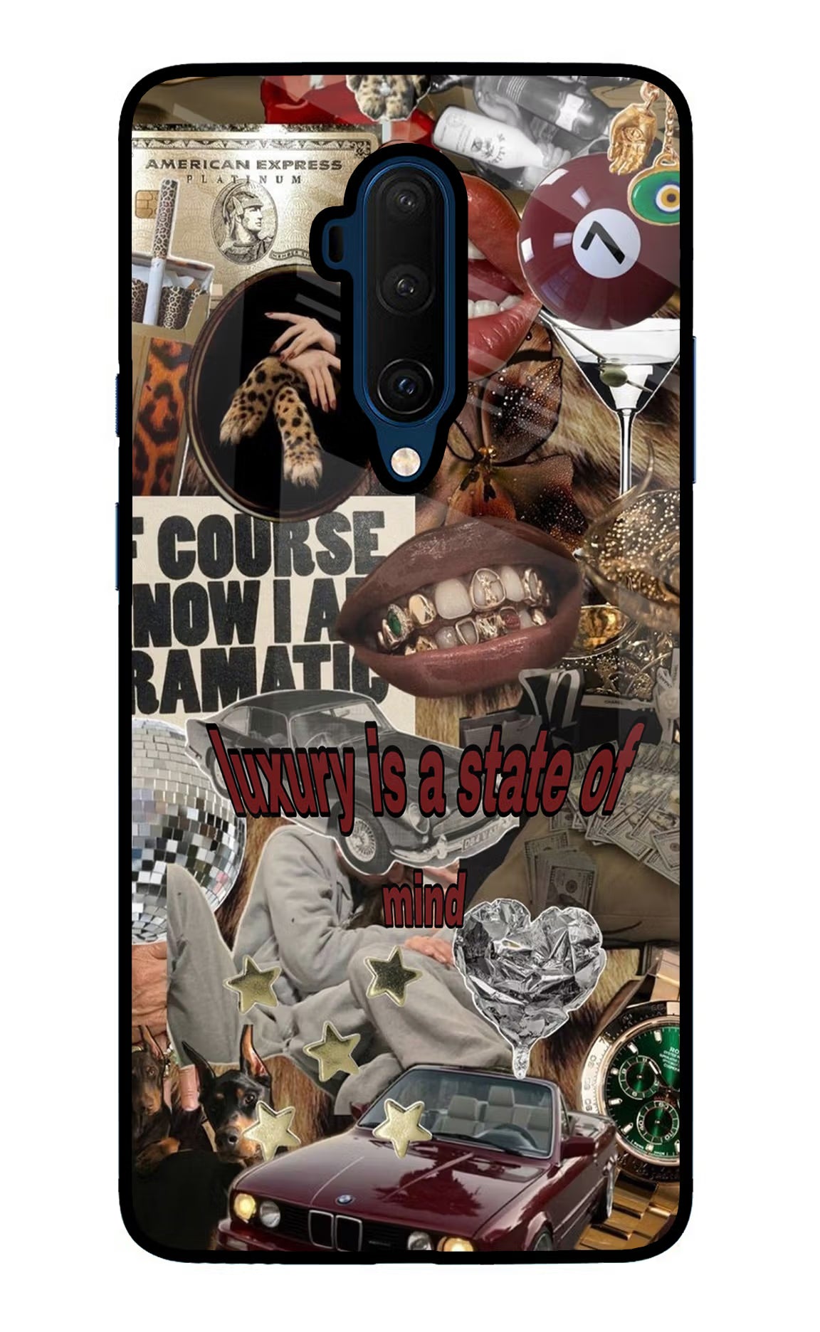 Luxury Oneplus 7T Pro Glass Case - Luxury Oneplus 7T Pro Glass Case Luxury Oneplus 7T Pro Glass Case