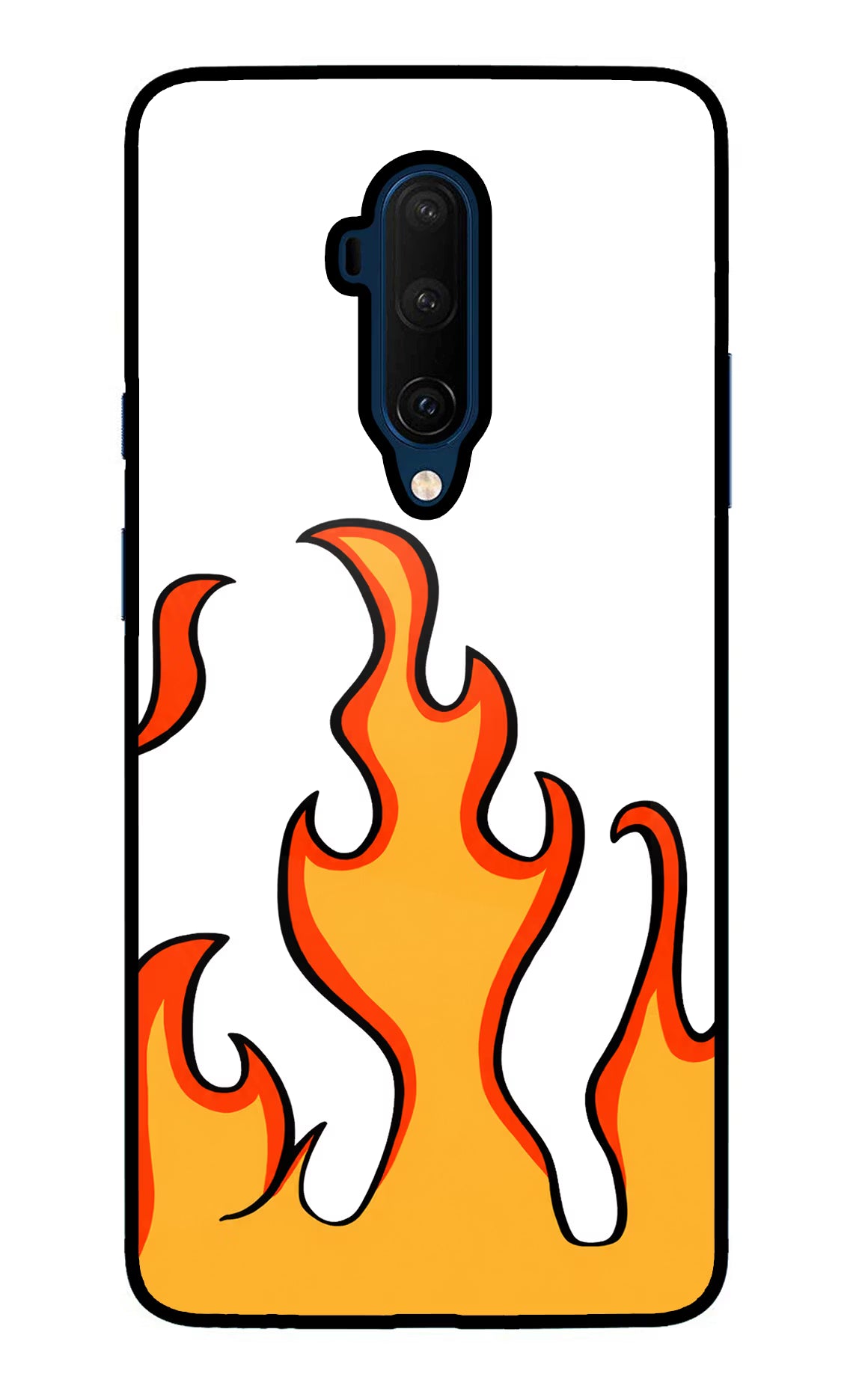 Fired Up – White Oneplus 7T Pro Glass Case - Fired Up – White Oneplus 7T Pro Glass Case Fired Up – White Oneplus 7T Pro Glass Case