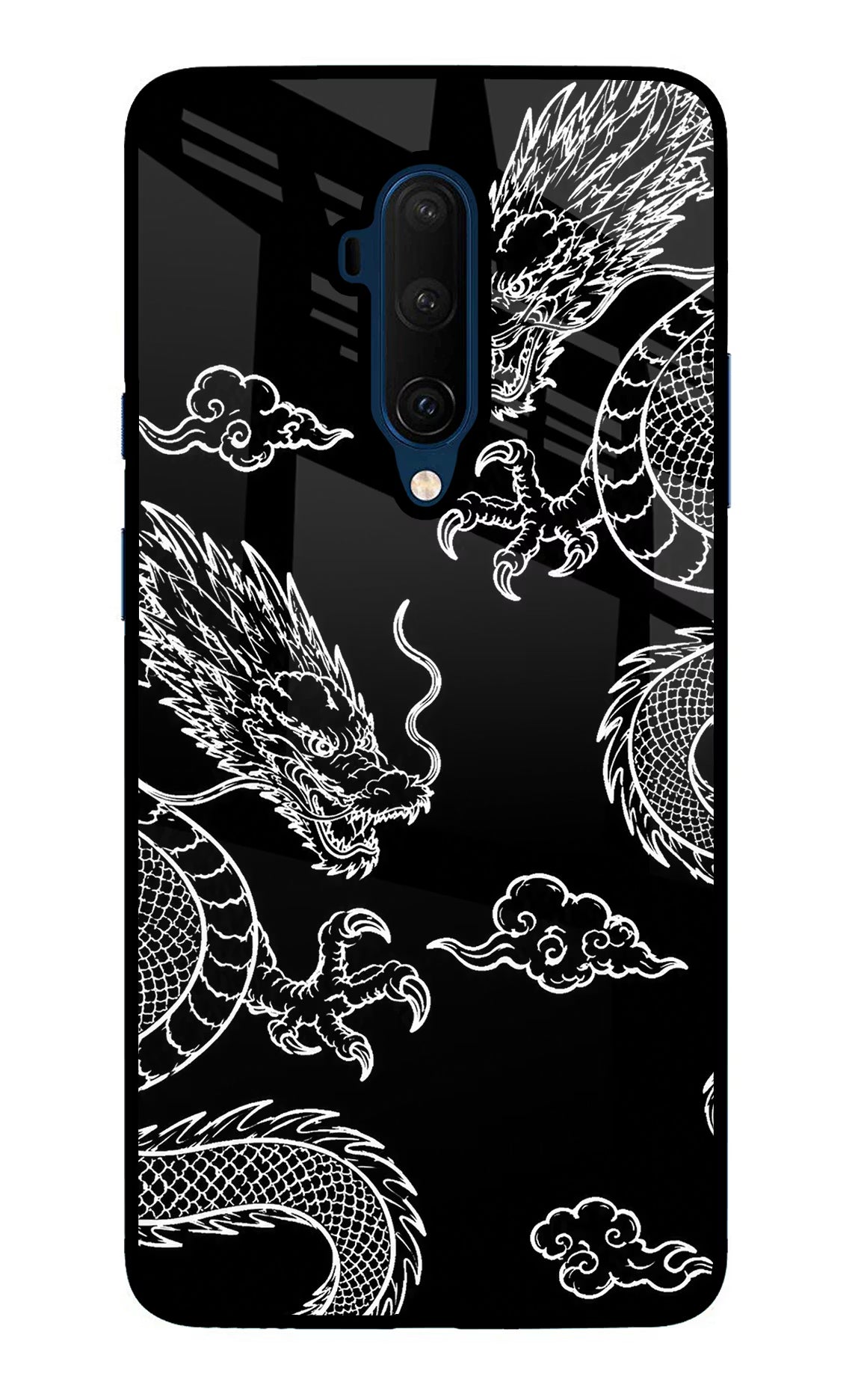 Twin Dragons Oneplus 7T Pro Glass Case - Twin Dragons Oneplus 7T Pro Glass Case Twin Dragons Oneplus 7T Pro Glass Case