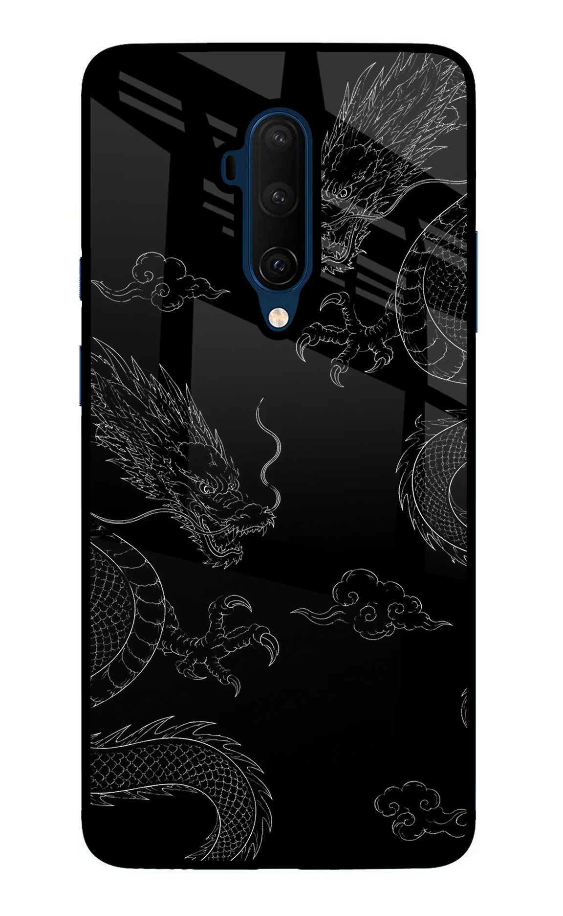 Twin Dragons Oneplus 7T Pro Glass Case - Twin Dragons Oneplus 7T Pro Glass Case Twin Dragons Oneplus 7T Pro Glass Case