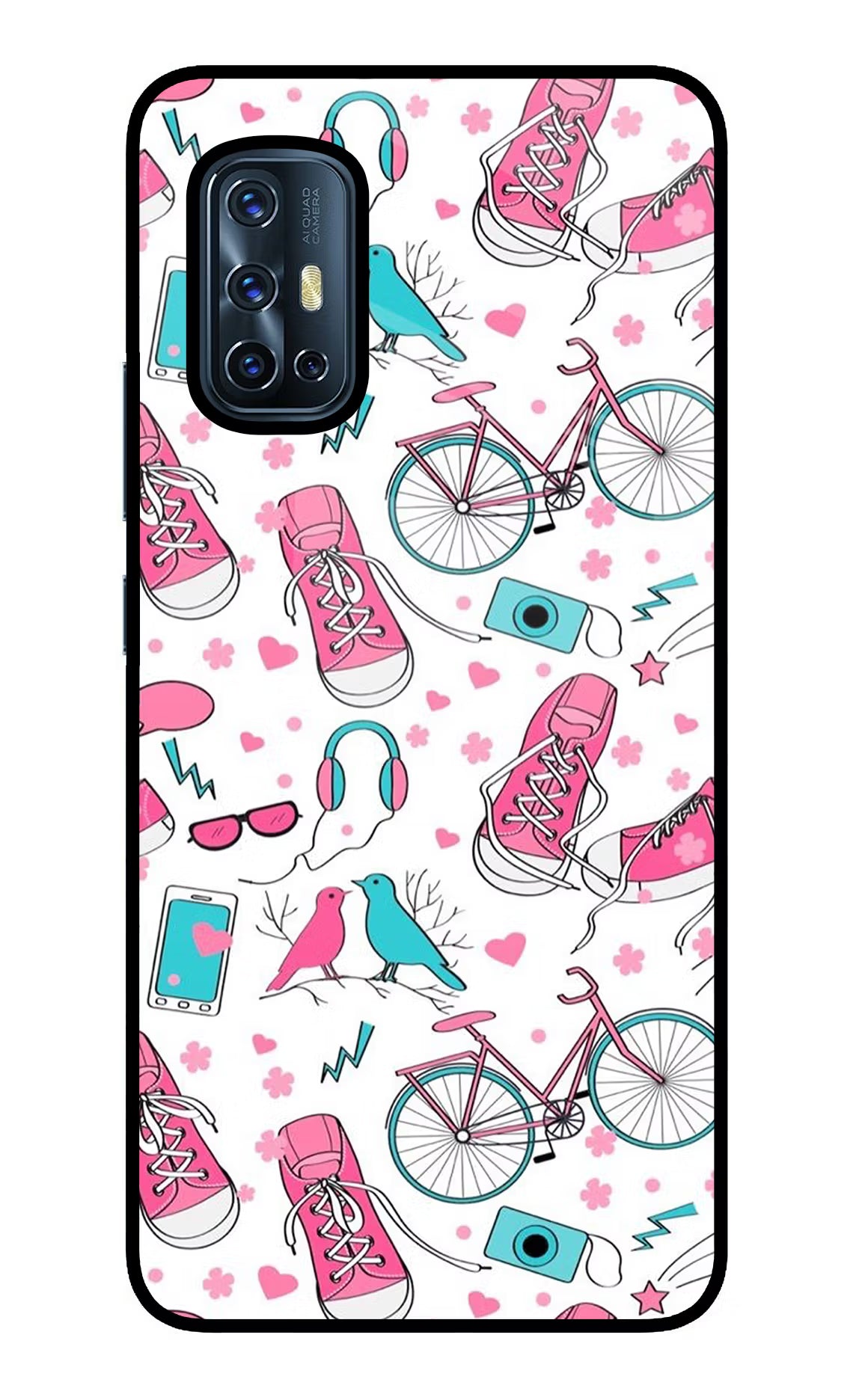 Artwork Vivo V17 Back Cover - Artwork Vivo V17 Glass Case Back Cover by Casekaro Artwork Vivo V17 Glass Case Back Cover by Casekaro